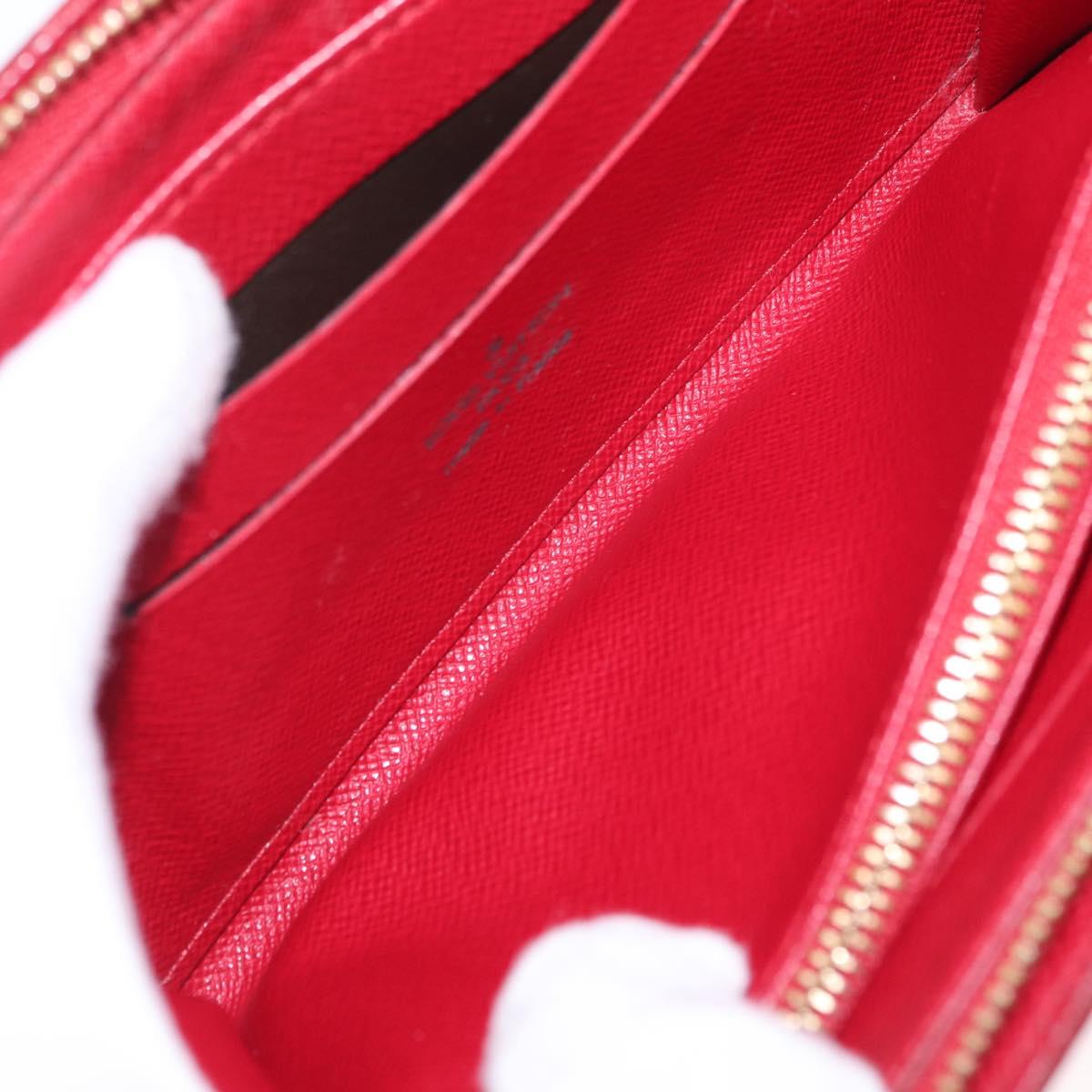 LOUIS VUITTON Monogram Cherry Porte Monnaie Zip Long Wallet M95006 Auth 210091V
