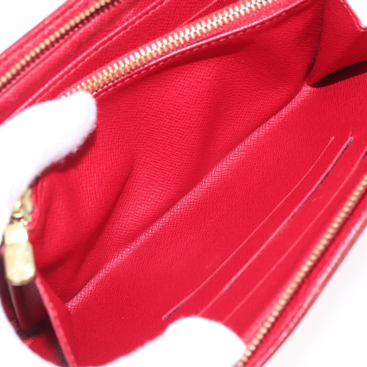LOUIS VUITTON Monogram Cherry Porte Monnaie Zip Long Wallet M95006 Auth 210091V
