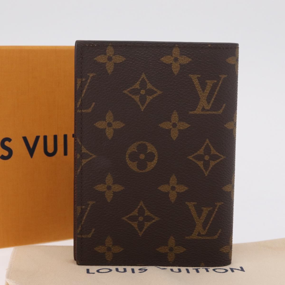 LOUIS VUITTON Monogram Couvel Tulle Passopole Passport Case M60180 Auth 210092V