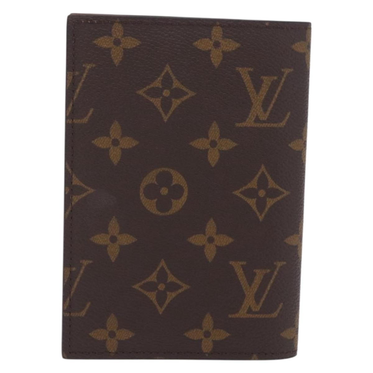 LOUIS VUITTON Monogram Couvel Tulle Passopole Passport Case M60180 Auth 210092V