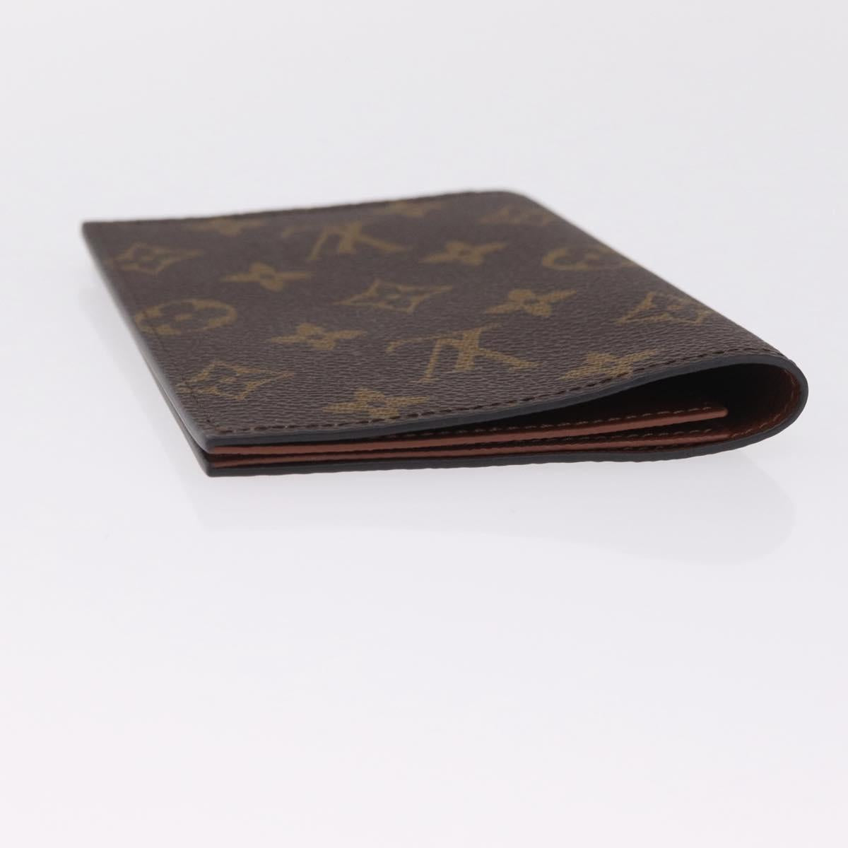 LOUIS VUITTON Monogram Couvel Tulle Passopole Passport Case M60180 Auth 210092V