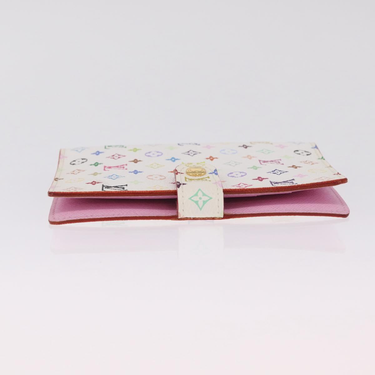 LOUIS VUITTON Monogram Multicolor Agenda PM Day White R21074 LV Auth 210095M