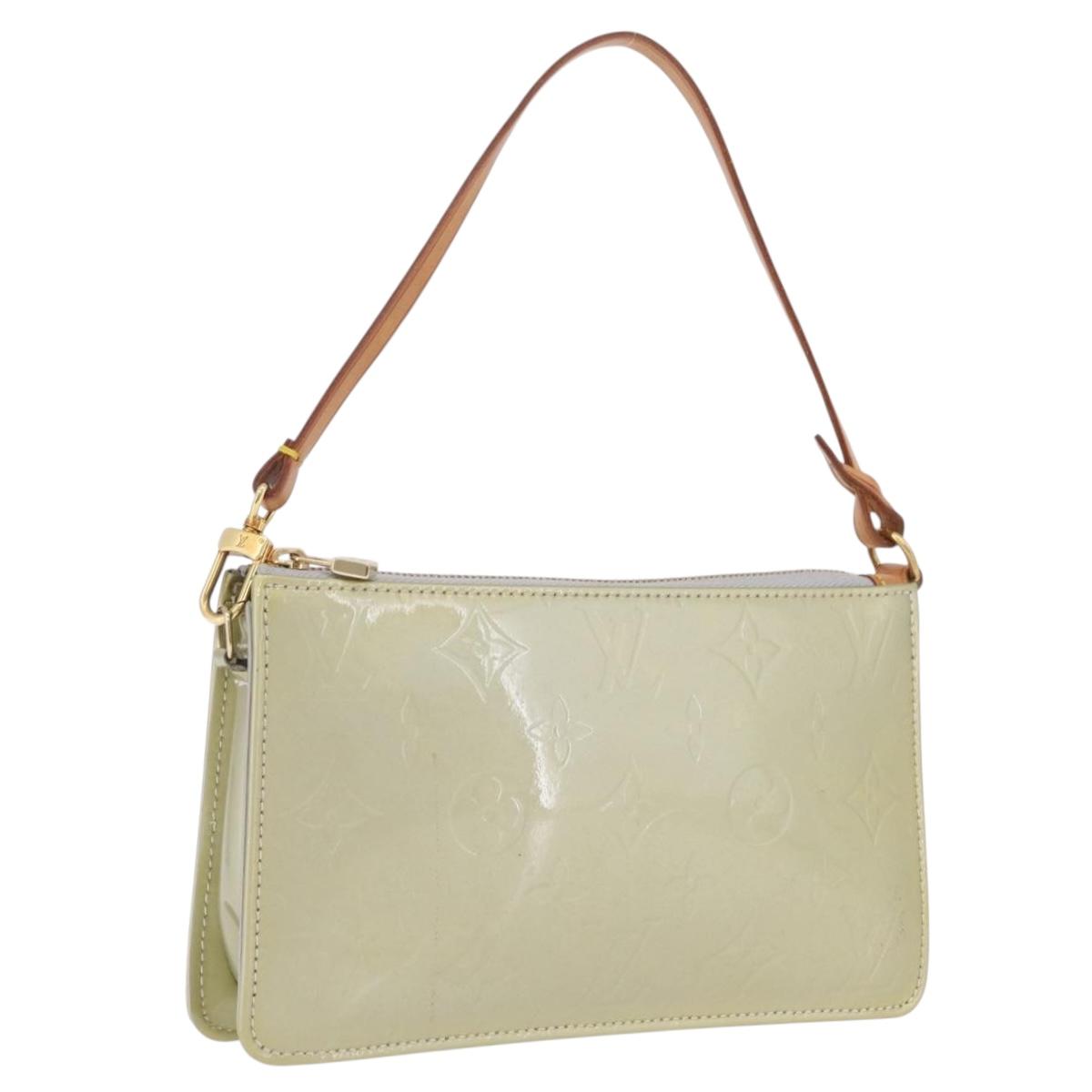 LOUIS VUITTON Monogram Vernis Lexington Pouch Gris M91056 LV Auth 210100A