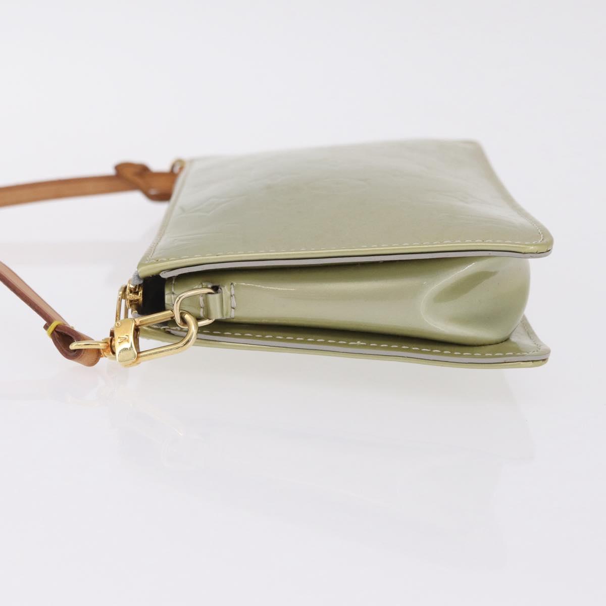 LOUIS VUITTON Monogram Vernis Lexington Pouch Gris M91056 LV Auth 210100A