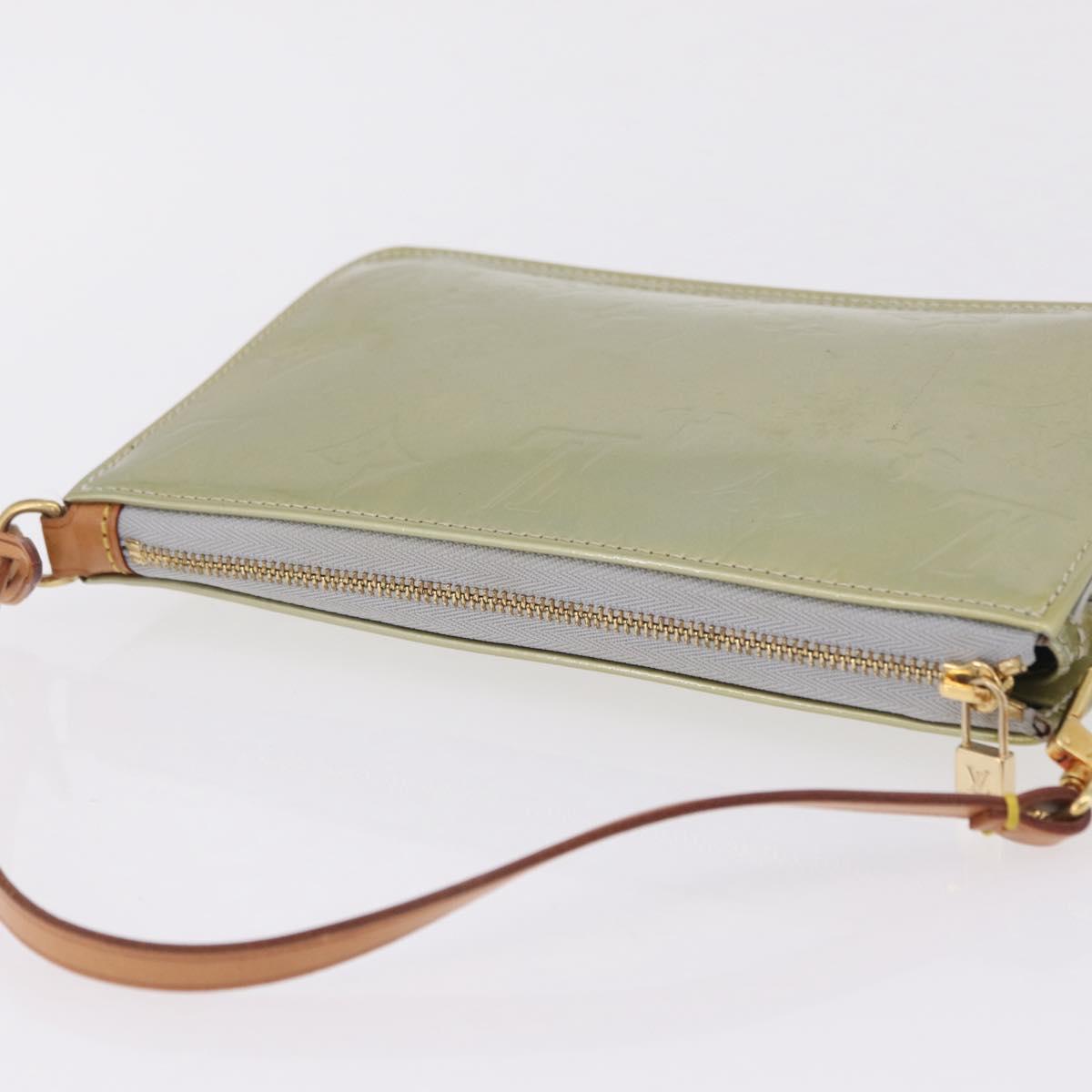LOUIS VUITTON Monogram Vernis Lexington Pouch Gris M91056 LV Auth 210100A