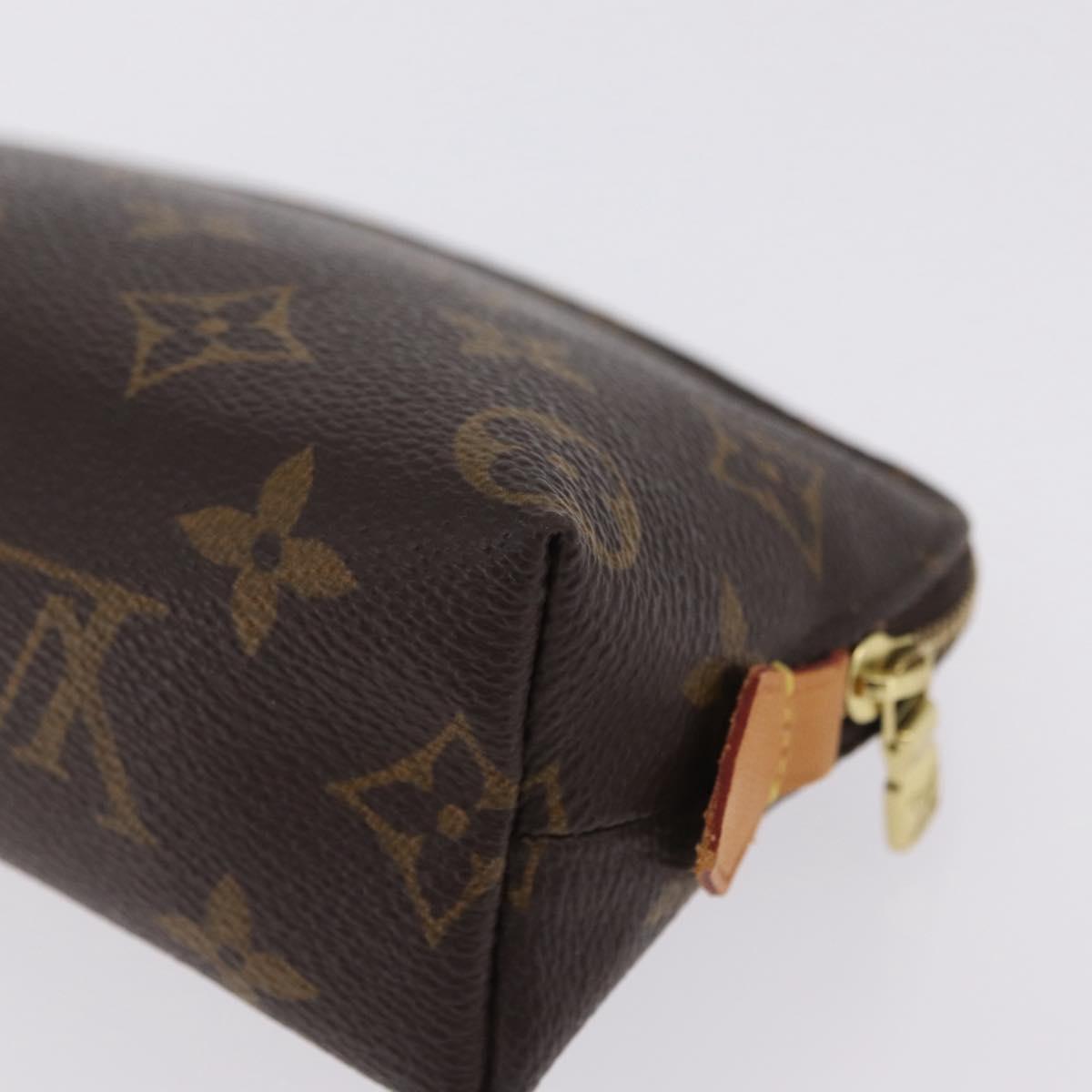 LOUIS VUITTON Monogram Pochette Cosmetic PM Pouch M43998 LV Auth 210102