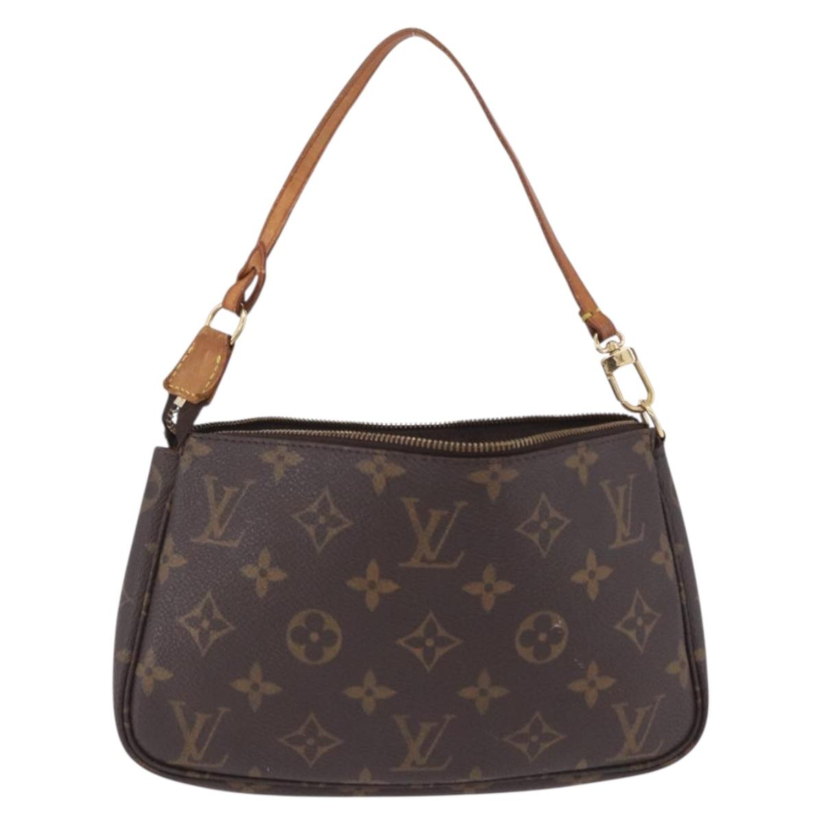 LOUIS VUITTON Monogram Mini Pochette Accessoires Pouch N41667 LV Auth 210104