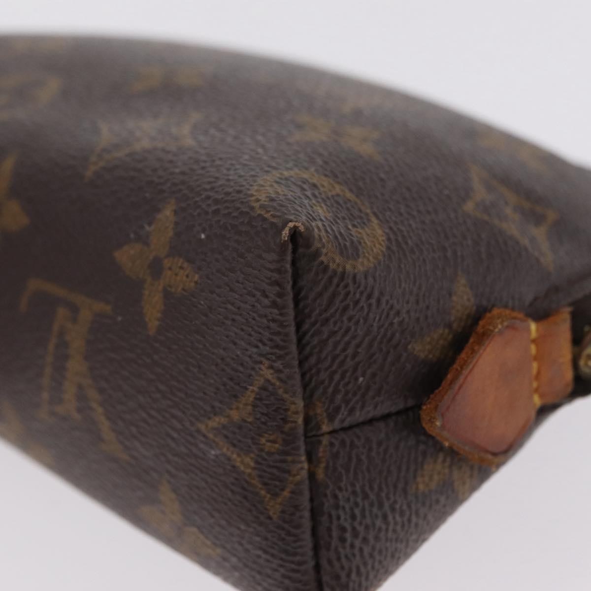 LOUIS VUITTON Monogram Pochette Cosmetic PM Pouch M43998 LV Auth 210105