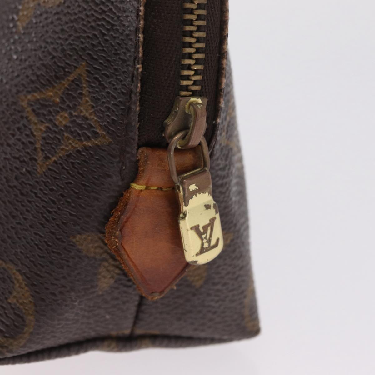 LOUIS VUITTON Monogram Pochette Cosmetic PM Pouch M43998 LV Auth 210105