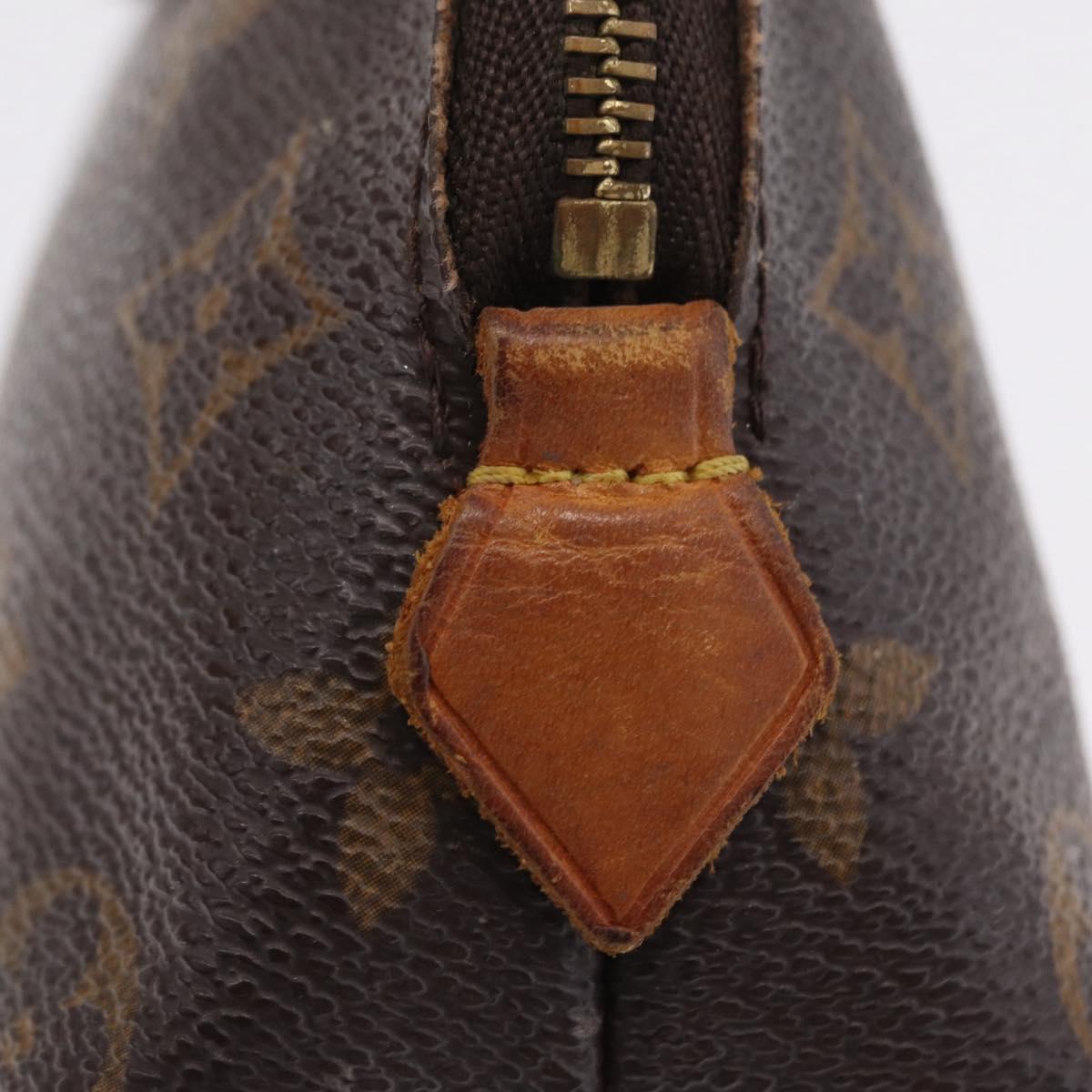 LOUIS VUITTON Monogram Pochette Cosmetic PM Pouch M43998 LV Auth 210105