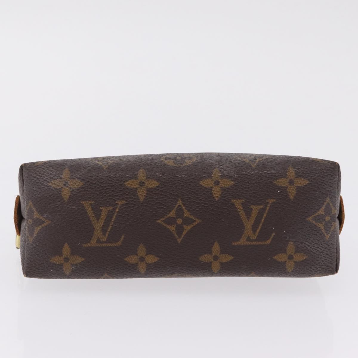 LOUIS VUITTON Monogram Pochette Cosmetic PM Pouch M43998 LV Auth 210105