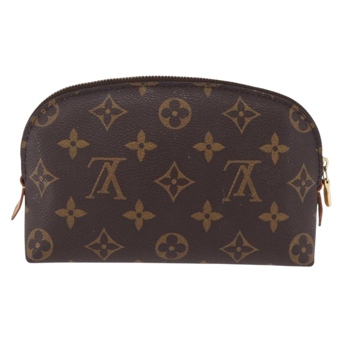 LOUIS VUITTON Monogram Pochette Cosmetic PM Pouch M43998 LV Auth 210107