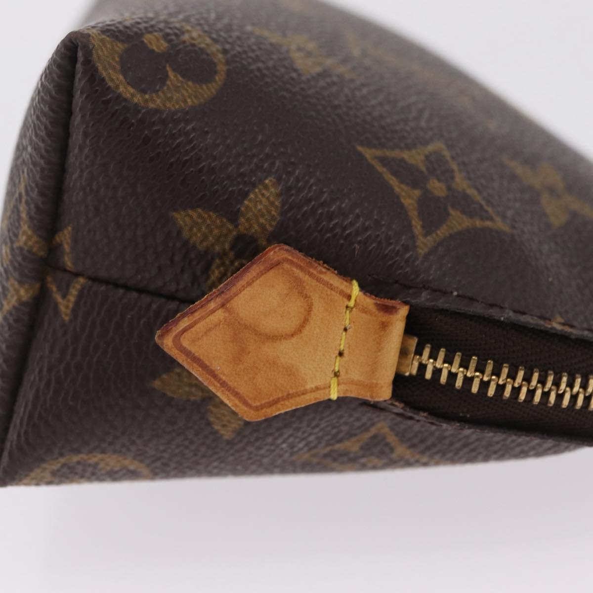LOUIS VUITTON Monogram Pochette Cosmetic PM Pouch M43998 LV Auth 210107