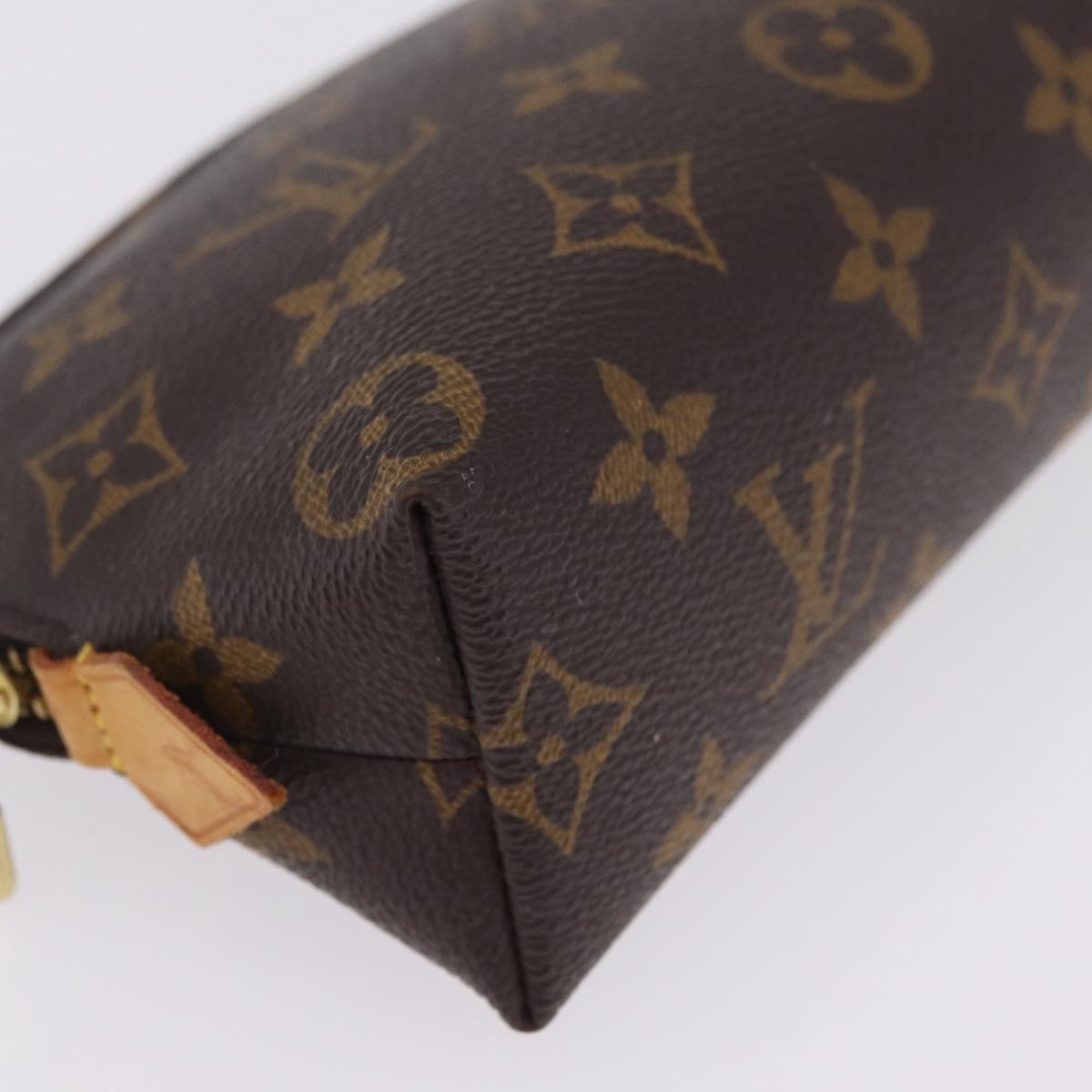 LOUIS VUITTON Monogram Pochette Cosmetic PM Pouch M43998 LV Auth 210107