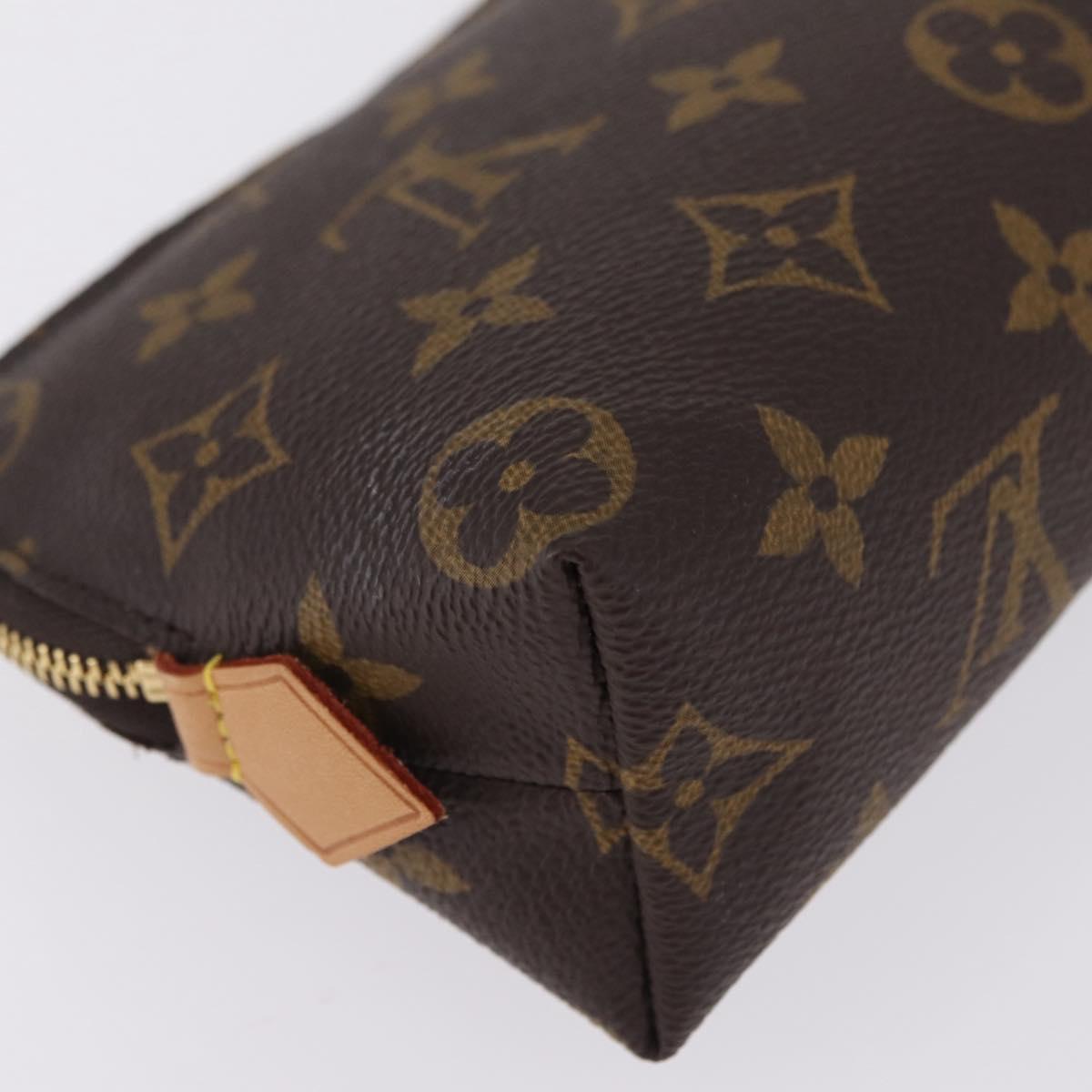 LOUIS VUITTON Monogram Pochette Cosmetic PM Pouch M43998 LV Auth 210109