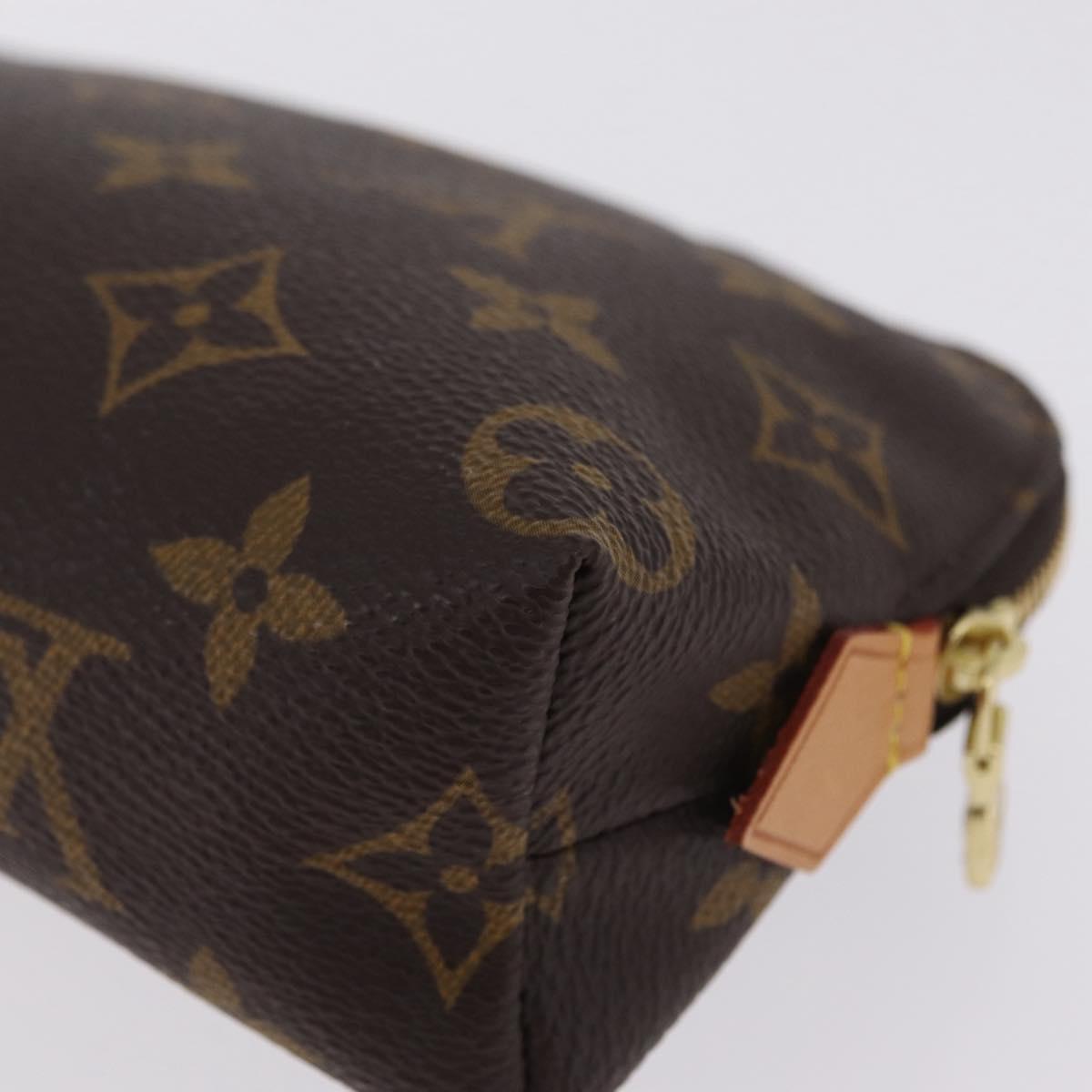 LOUIS VUITTON Monogram Pochette Cosmetic PM Pouch M43998 LV Auth 210109