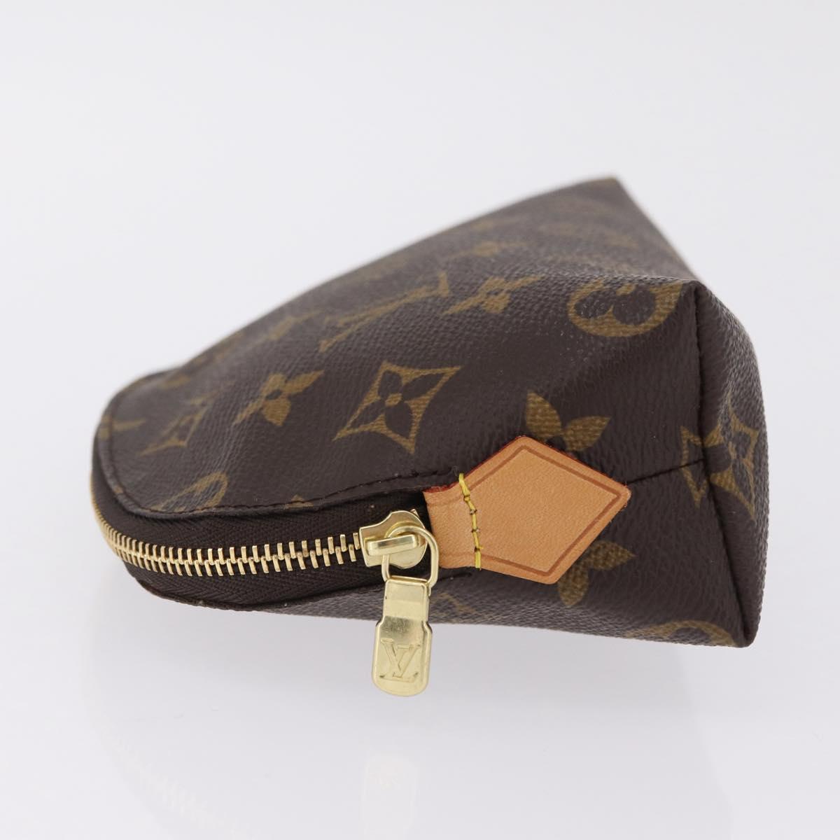 LOUIS VUITTON Monogram Pochette Cosmetic PM Pouch M43998 LV Auth 210109