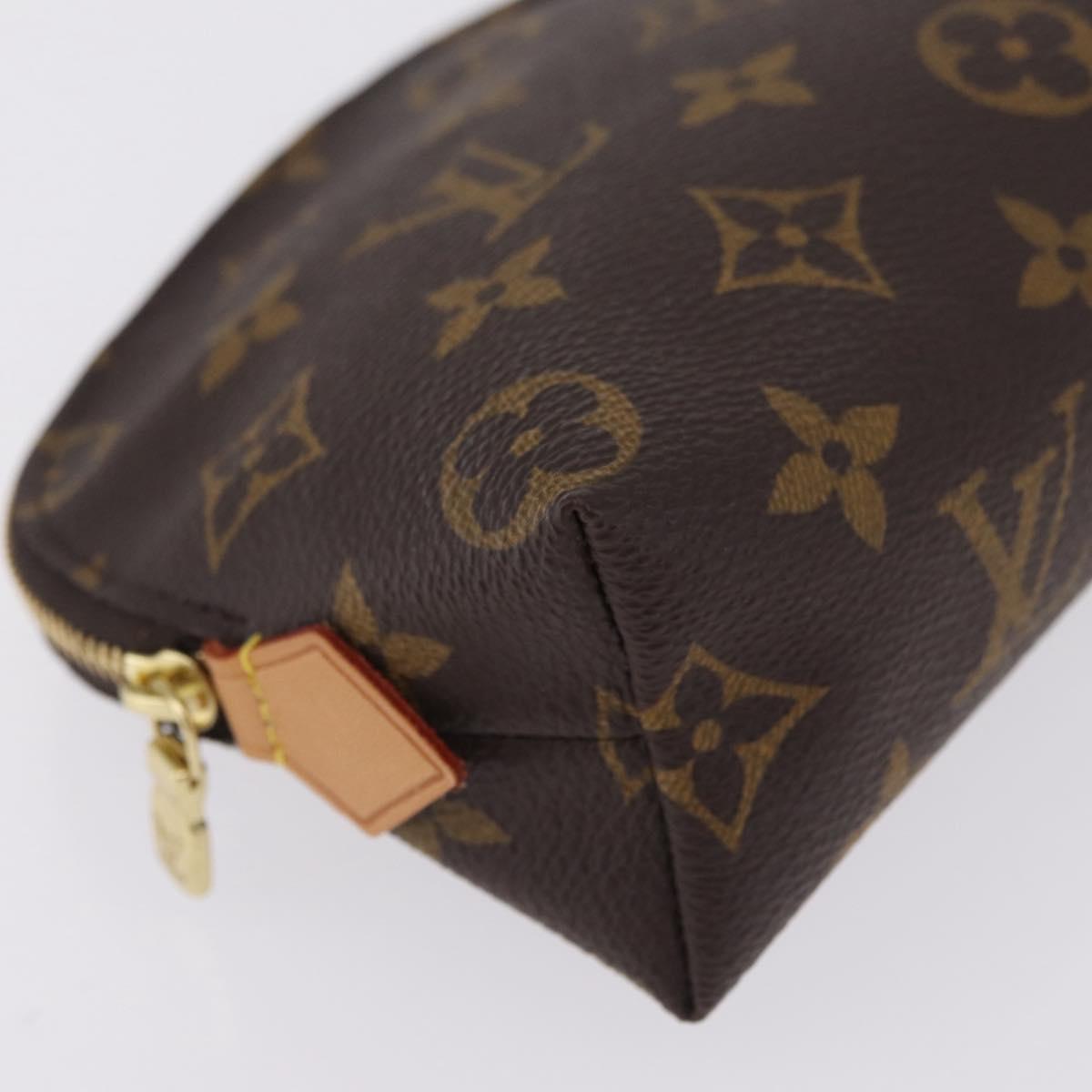 LOUIS VUITTON Monogram Pochette Cosmetic PM Pouch M43998 LV Auth 210109