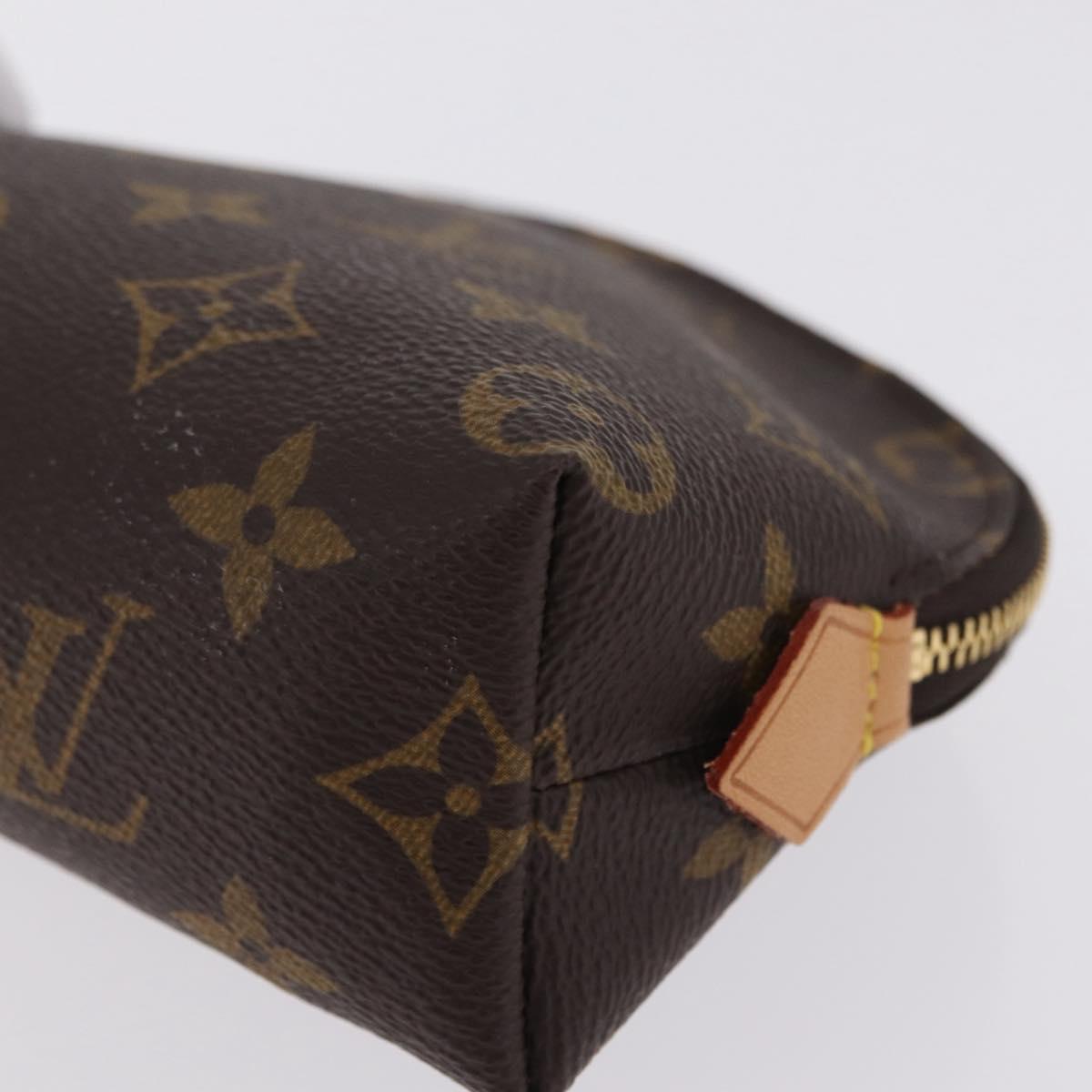 LOUIS VUITTON Monogram Pochette Cosmetic PM Pouch M43998 LV Auth 210109