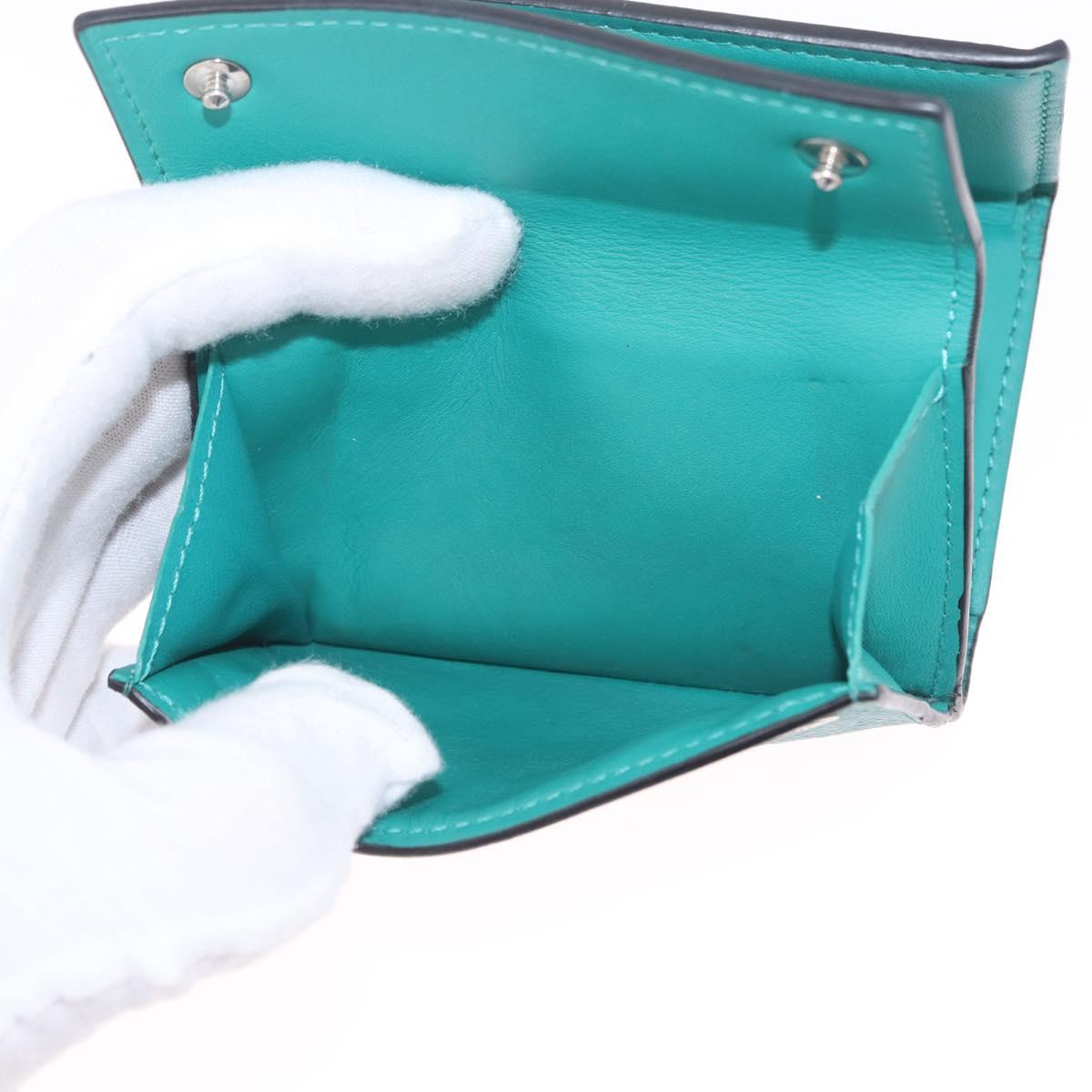 LOUIS VUITTON Tiger Lama Monogram Discovery Wallet Green M67626 LV Auth 210113V