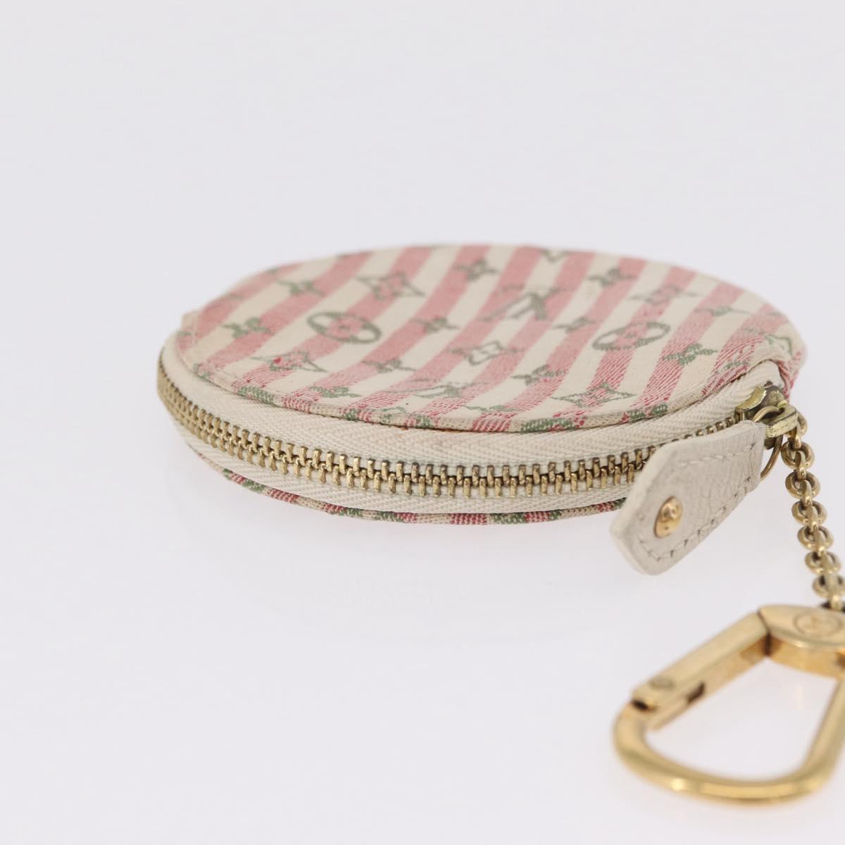 LOUIS VUITTON Monogram Mini Lin Croisette Porte Monnaie Ron M95499 Auth 210118A