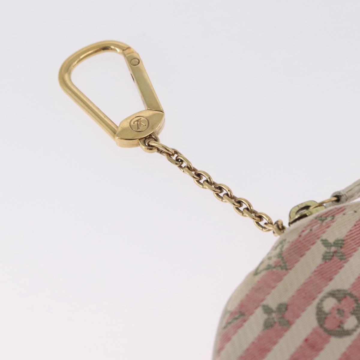 LOUIS VUITTON Monogram Mini Lin Croisette Porte Monnaie Ron M95499 Auth 210118A
