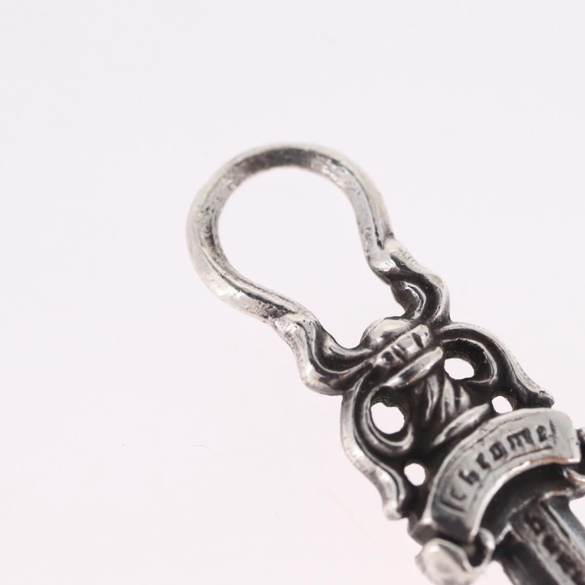 Chrome Hearts Dagger Pendant Top Ag925 Silver Auth 210122M