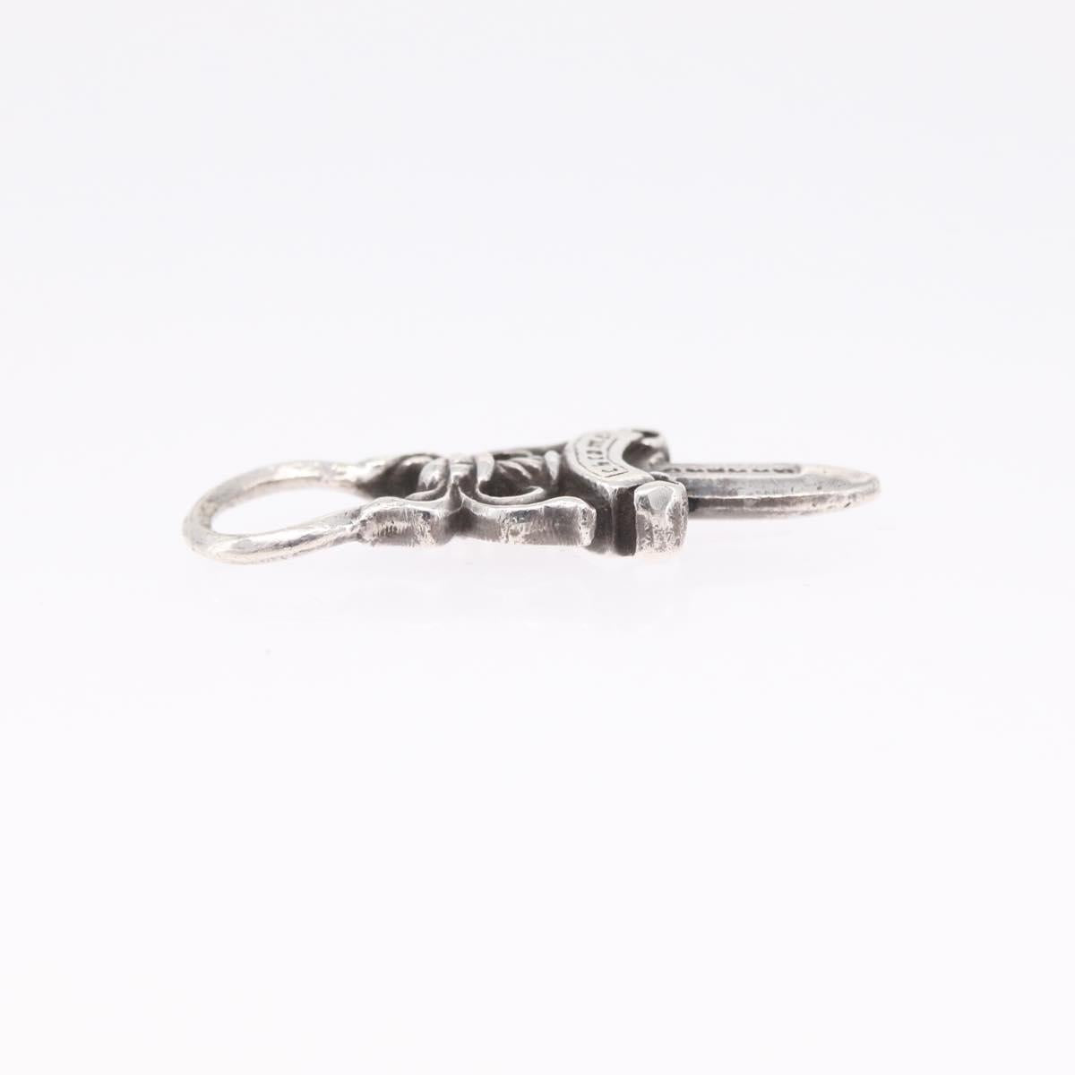 Chrome Hearts Dagger Pendant Top Ag925 Silver Auth 210122M