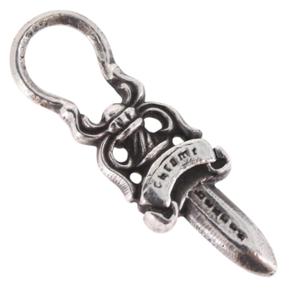 Chrome Hearts Dagger Pendant Top Ag925 Silver Auth 210122M