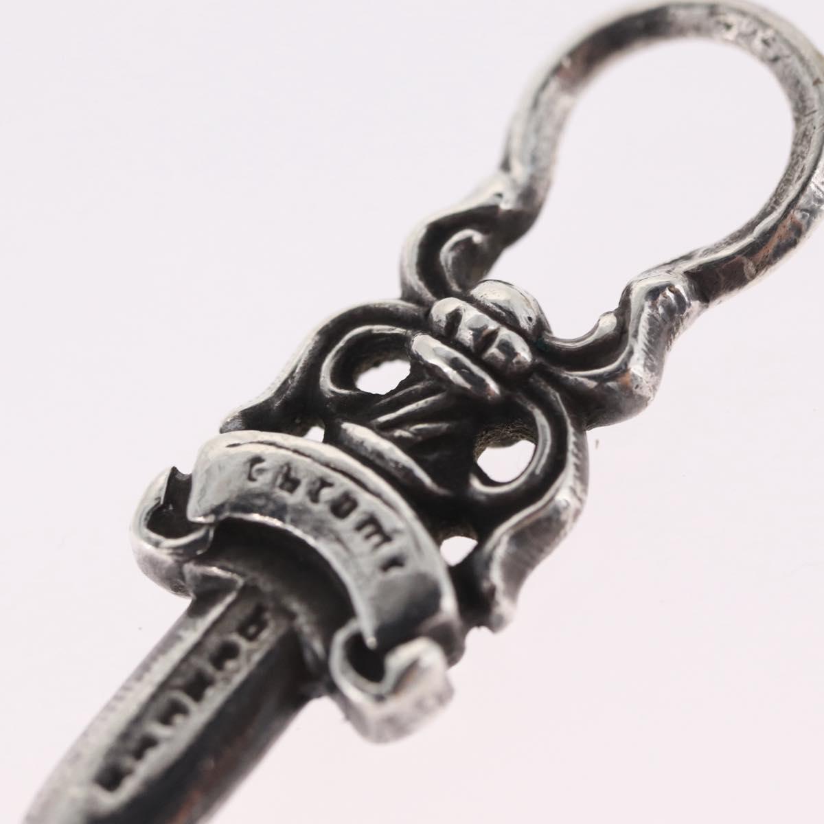 Chrome Hearts Dagger Pendant Top Ag925 Silver Auth 210122M