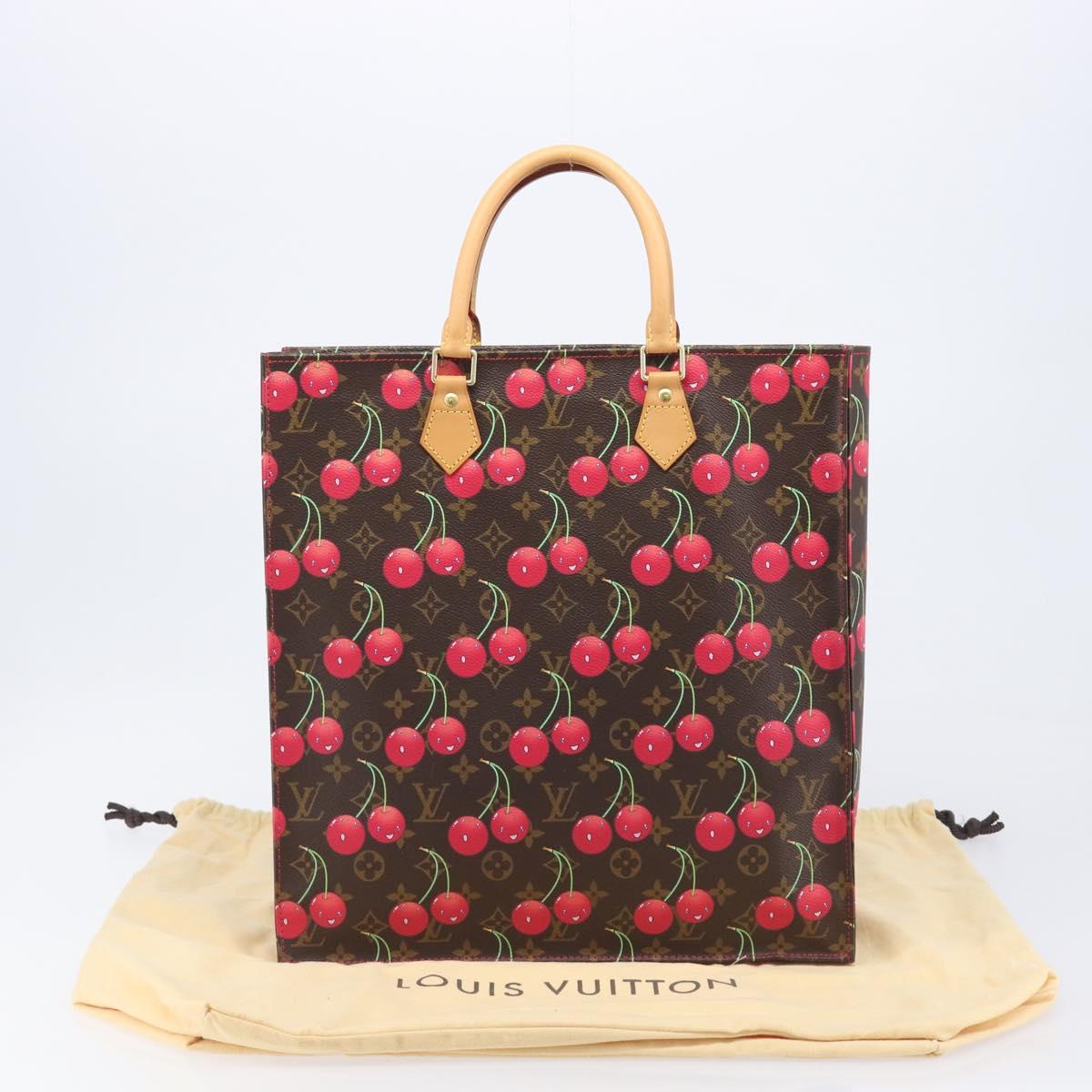 LOUIS VUITTON Monogram Cherry Sac Plat Hand Bag M95010 LV Auth 210155SAM