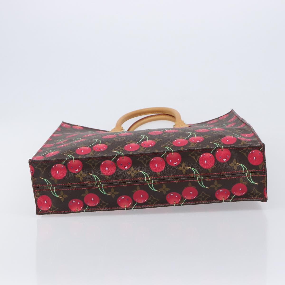LOUIS VUITTON Monogram Cherry Sac Plat Hand Bag M95010 LV Auth 210155SAM