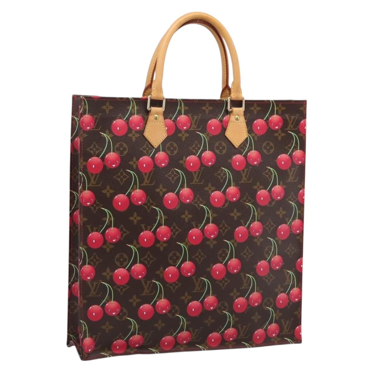 LOUIS VUITTON Monogram Cherry Sac Plat Hand Bag M95010 LV Auth 210156V
