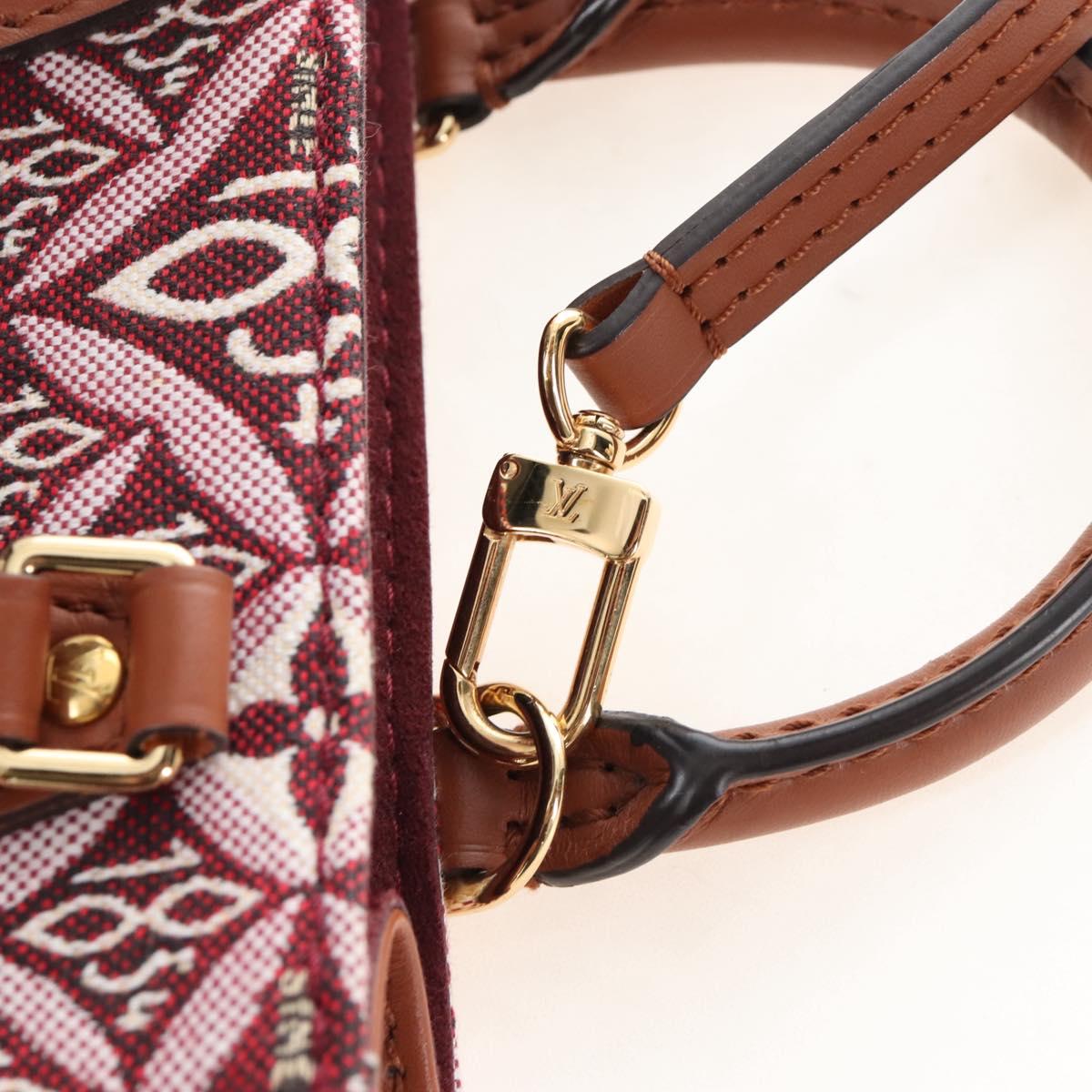 LOUIS VUITTON Pre-owned 1854 Print Petit Sac Plat Bag M69846 LV Auth 210158M