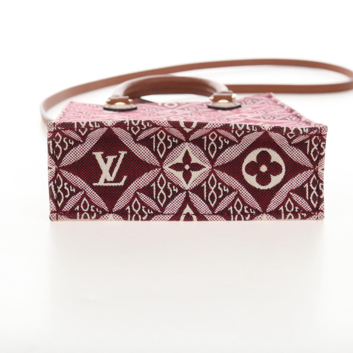 LOUIS VUITTON Pre-owned 1854 Print Petit Sac Plat Bag M69846 LV Auth 210158M