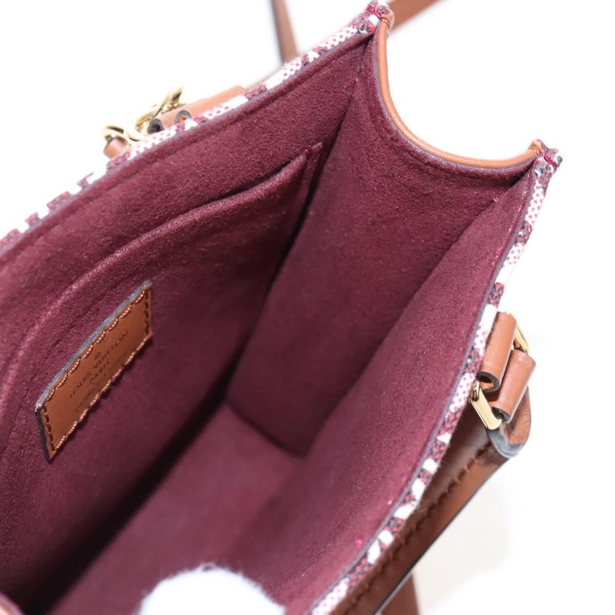 LOUIS VUITTON Pre-owned 1854 Print Petit Sac Plat Bag M69846 LV Auth 210158M