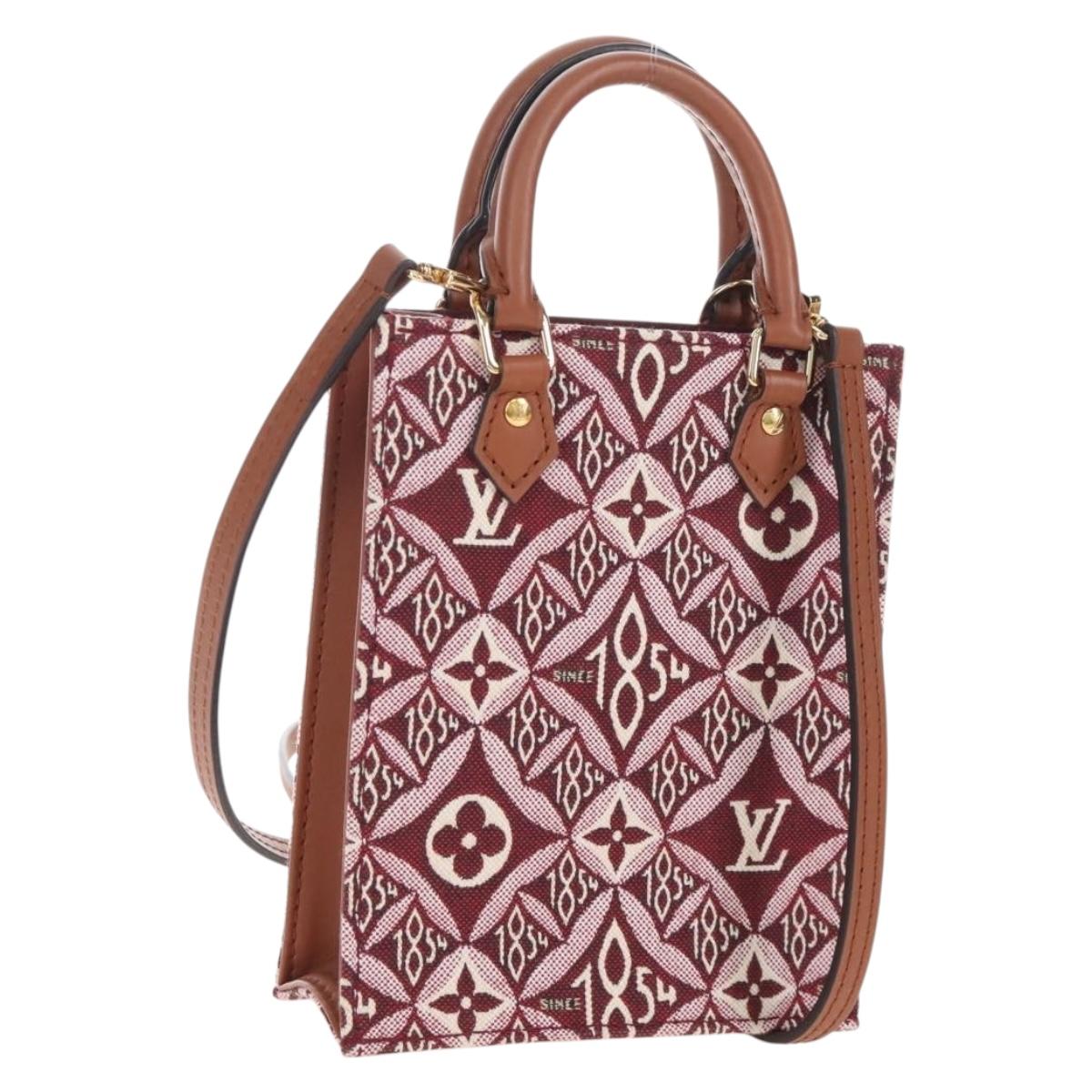 LOUIS VUITTON Pre-owned 1854 Print Petit Sac Plat Bag M69846 LV Auth 210158M