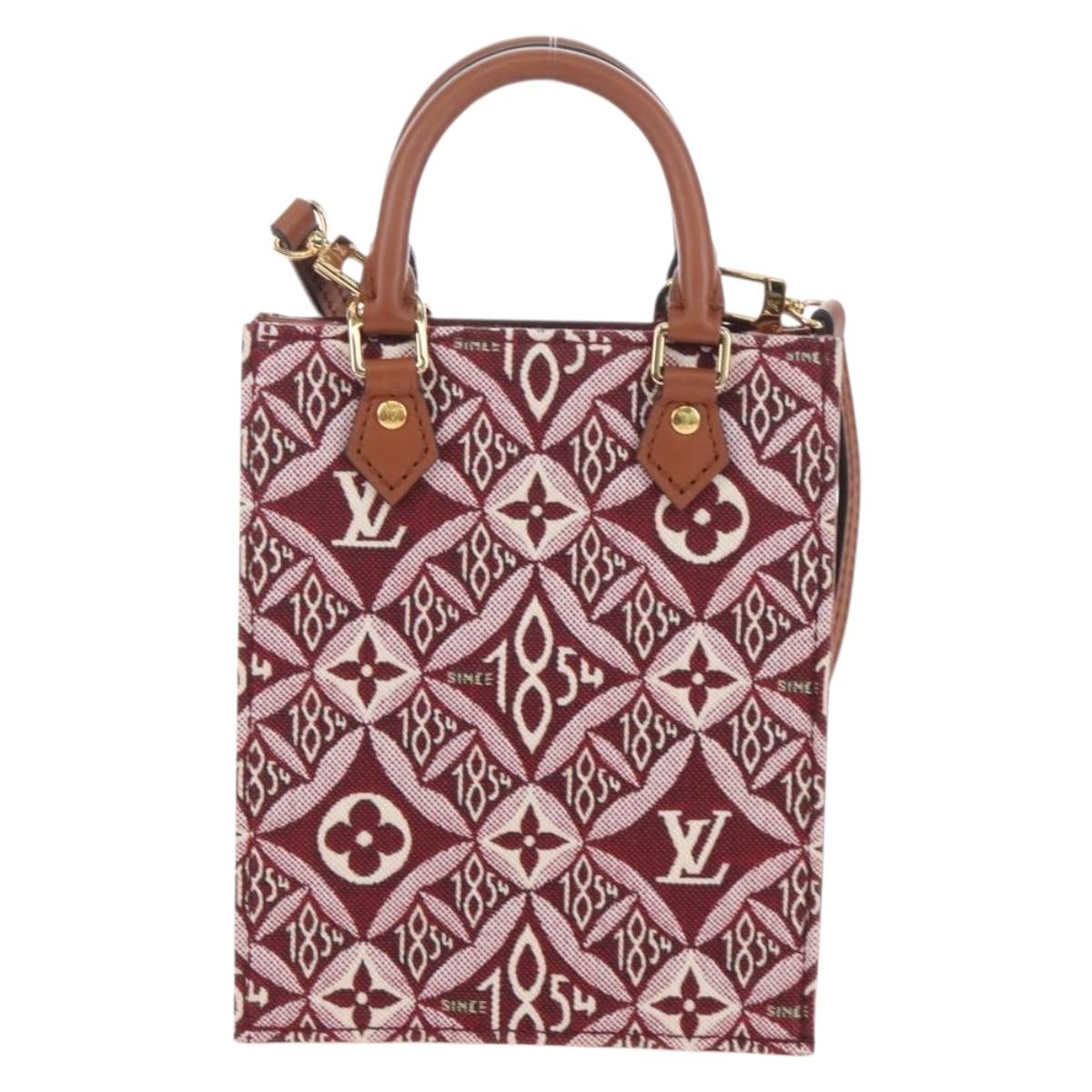 LOUIS VUITTON Pre-owned 1854 Print Petit Sac Plat Bag M69846 LV Auth 210158M