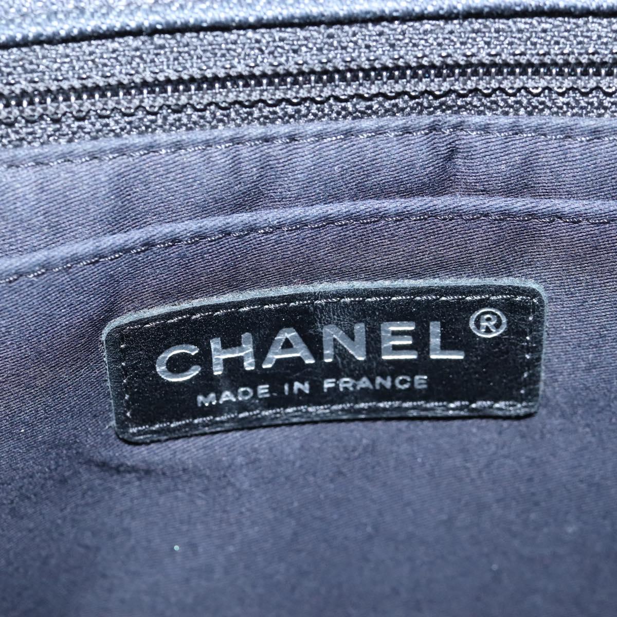 CHANEL Chain Big Matelasse30 Bag Tweed Multicolor Silver CC Auth 210159SM