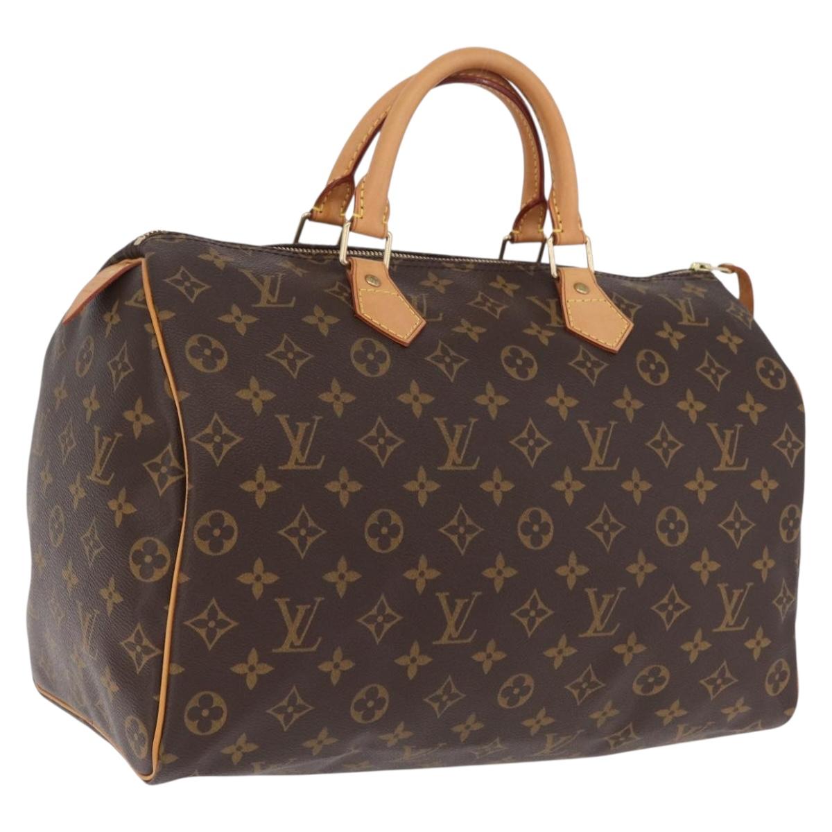 LOUIS VUITTON Monogram Speedy 35 Hand Bag M41524 LV Auth 210164SAV