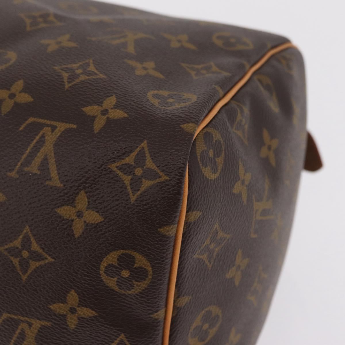 LOUIS VUITTON Monogram Speedy 35 Hand Bag M41524 LV Auth 210164SAV