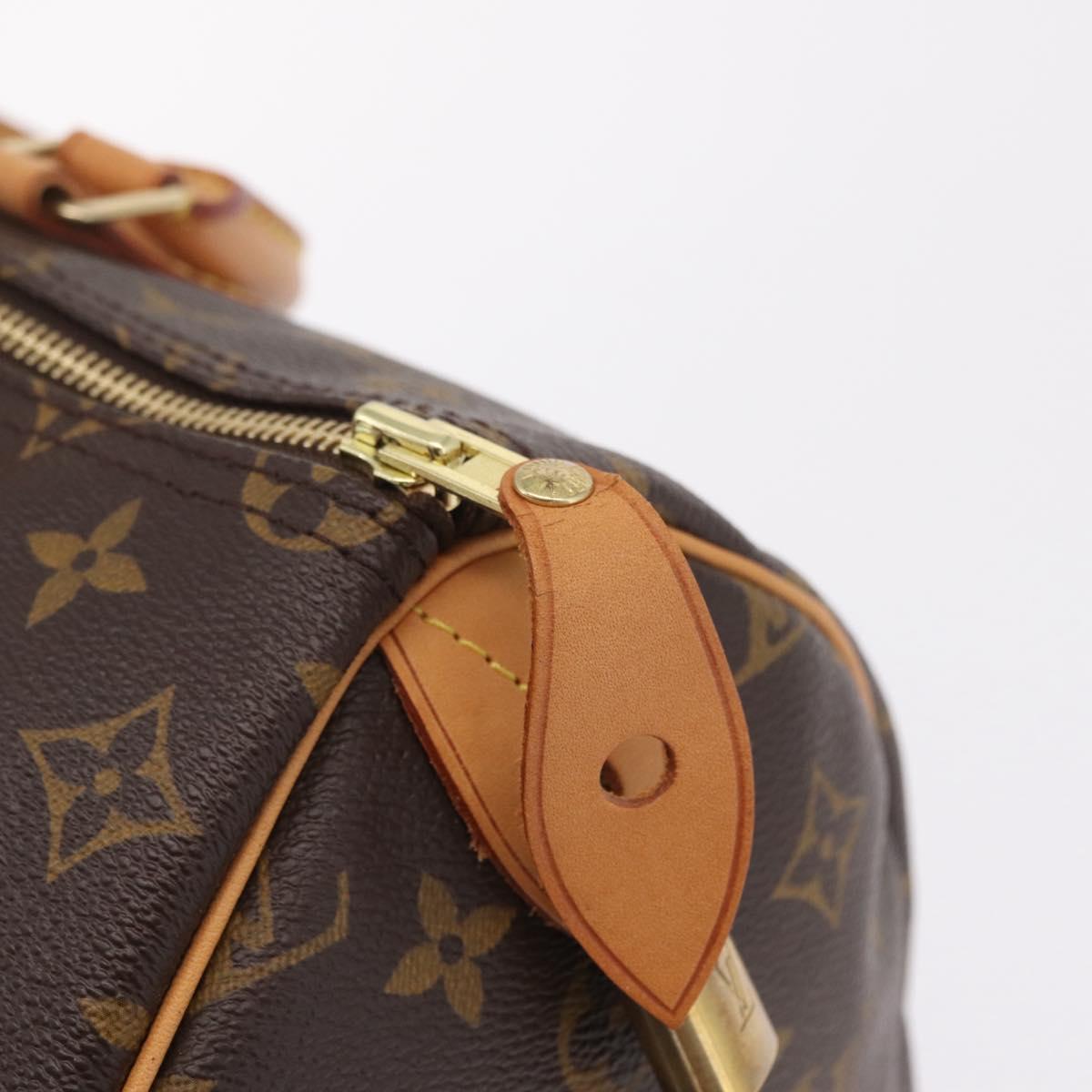 LOUIS VUITTON Monogram Speedy 35 Hand Bag M41524 LV Auth 210164SAV
