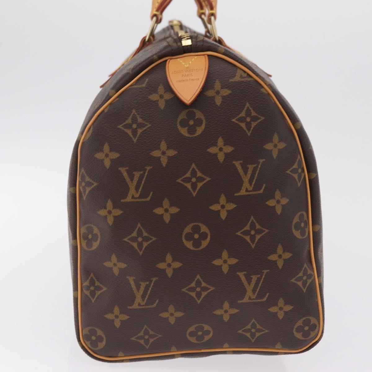 LOUIS VUITTON Monogram Speedy 35 Hand Bag M41524 LV Auth 210164SAV
