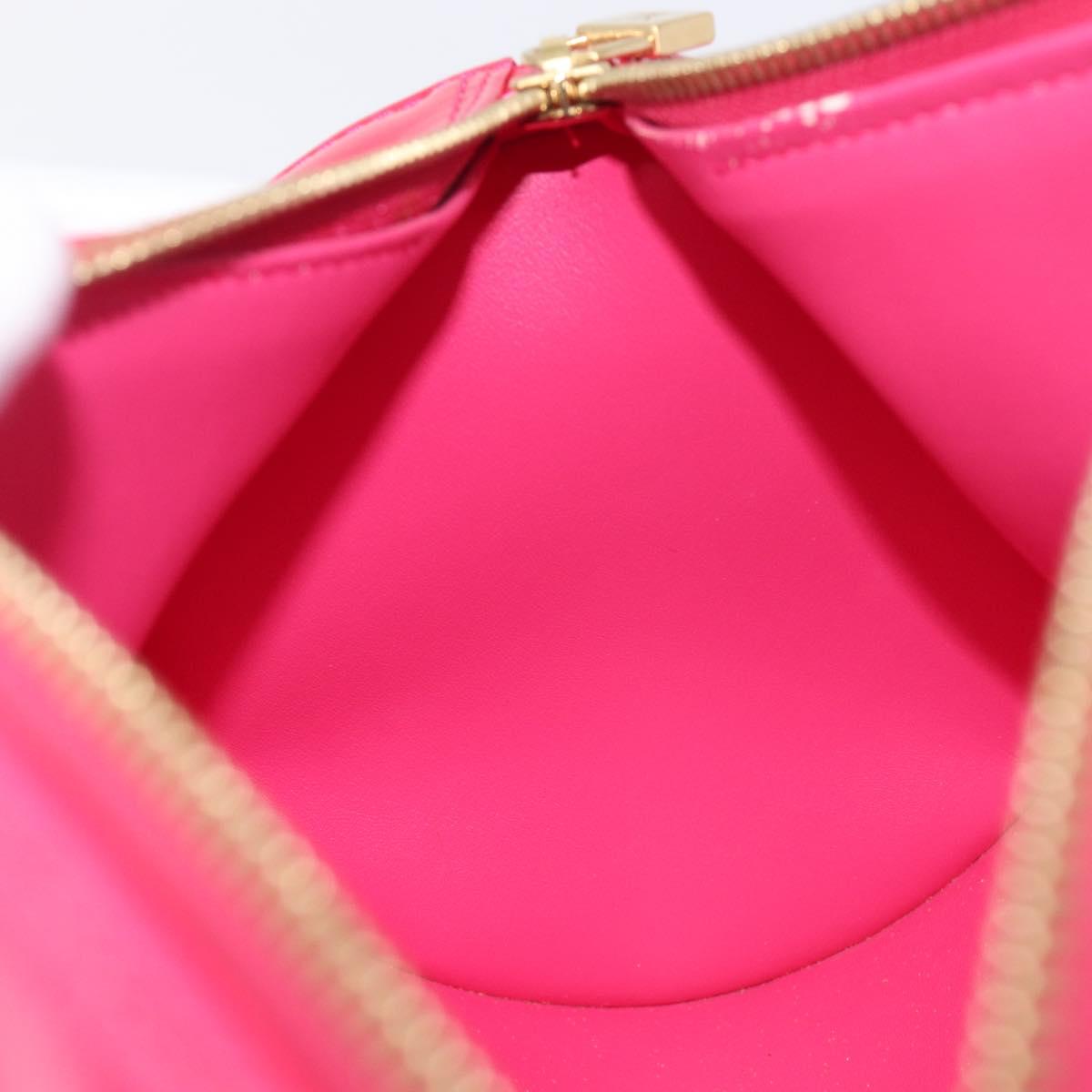 LOUIS VUITTON Monogram Vernis Bedford Bag Fuchsia Pink M91255 LV Auth 210165V