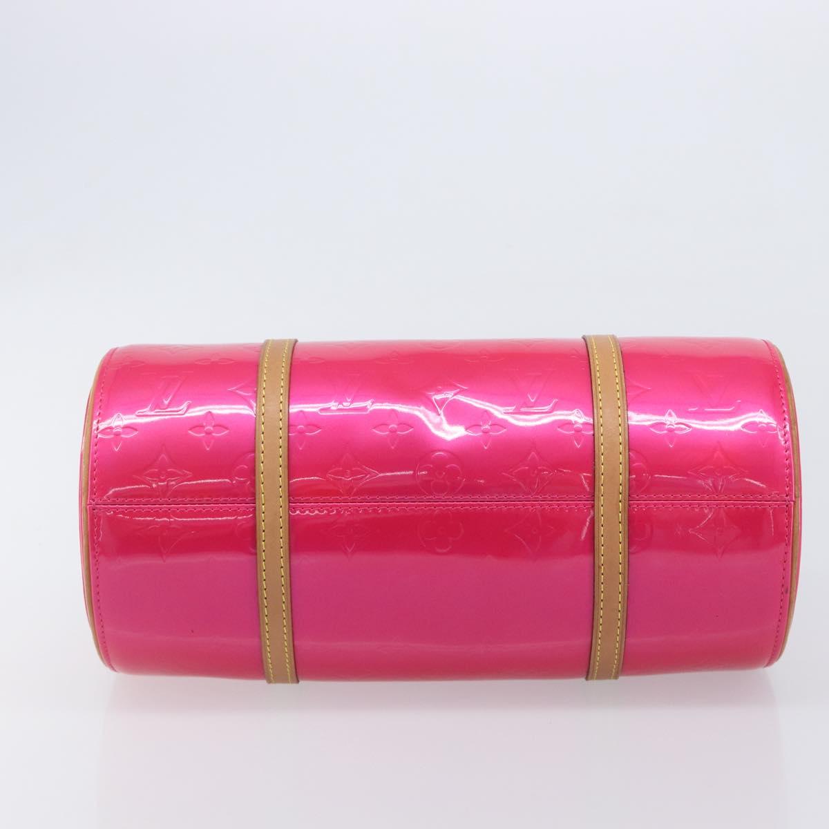 LOUIS VUITTON Monogram Vernis Bedford Bag Fuchsia Pink M91255 LV Auth 210165V