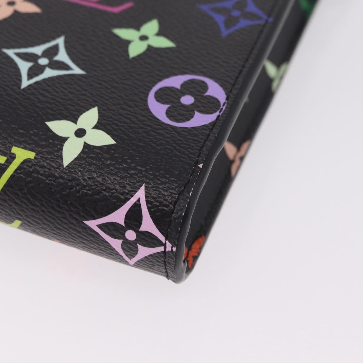 LOUIS VUITTON Multicolor Phone Pouch Metis Pouch Black M14098 LV Auth 210208SAM