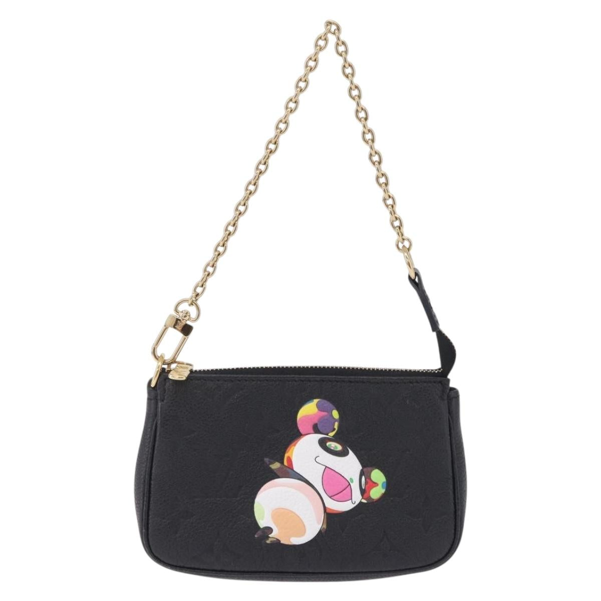 LOUIS VUITTON Panda Mini Pochette Accessoires Pouch M13824 LV Auth 210209SM