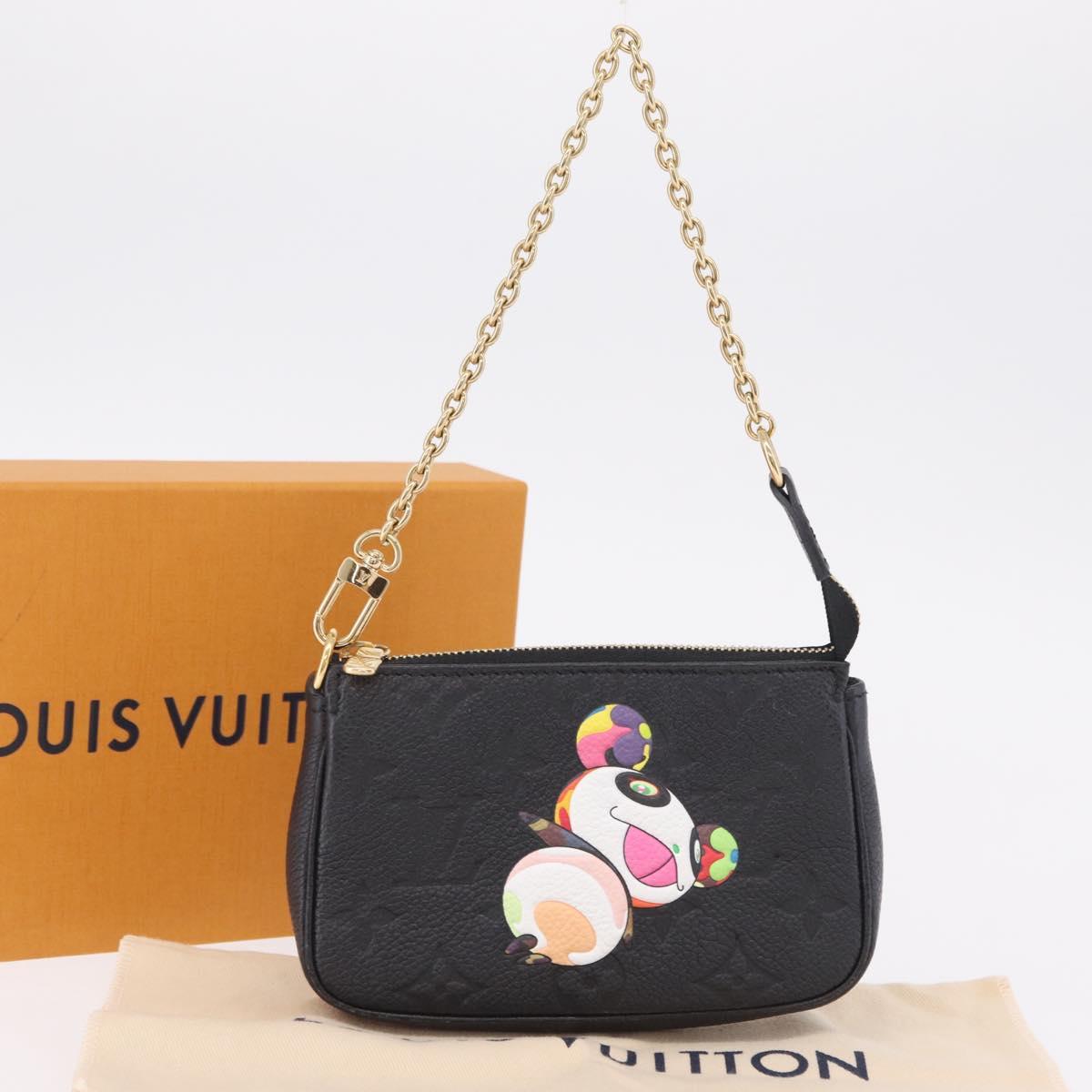 LOUIS VUITTON Panda Mini Pochette Accessoires Pouch M13824 LV Auth 210209SM