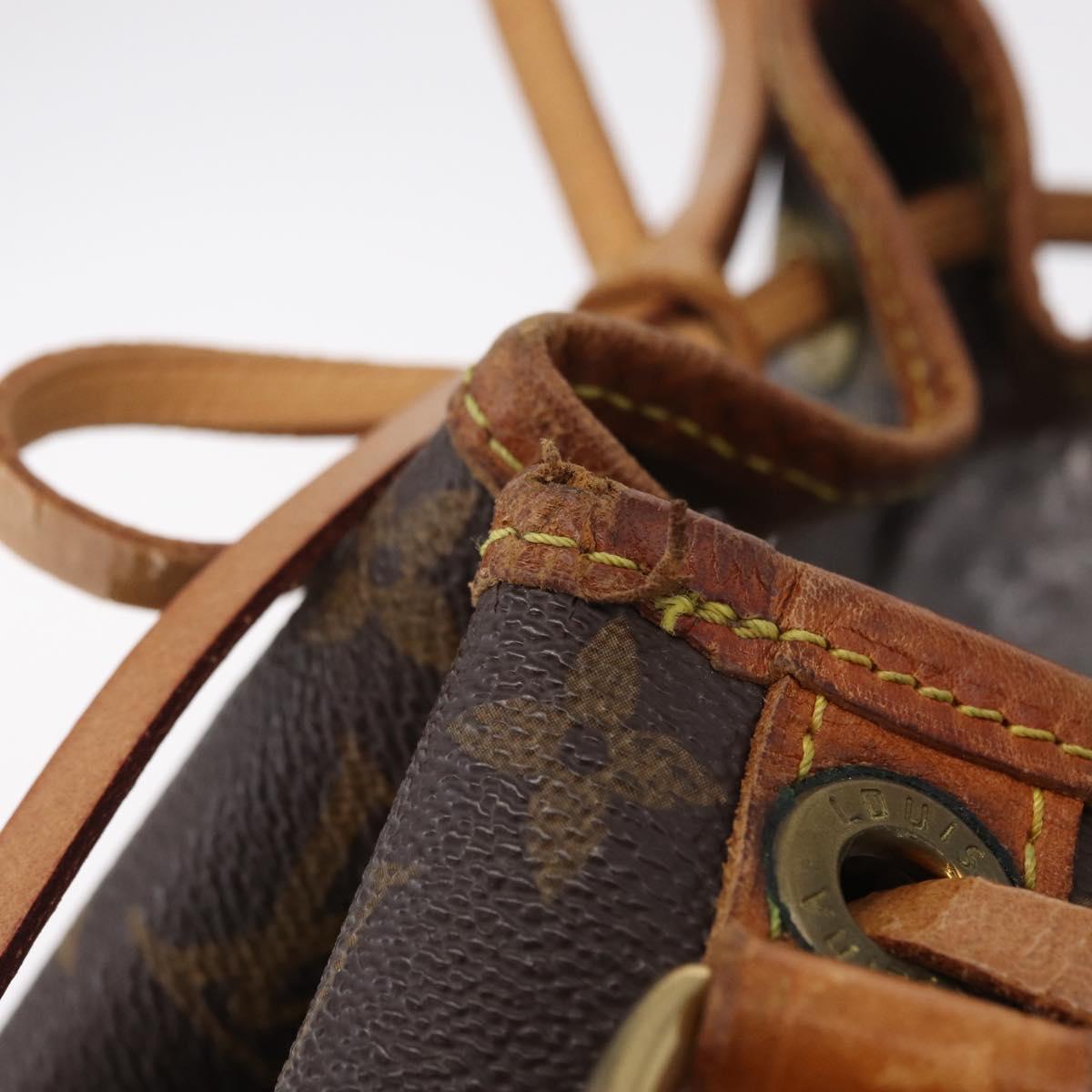 LOUIS VUITTON Monogram Petit Noe Shoulder Bag M42226 LV Auth 210217