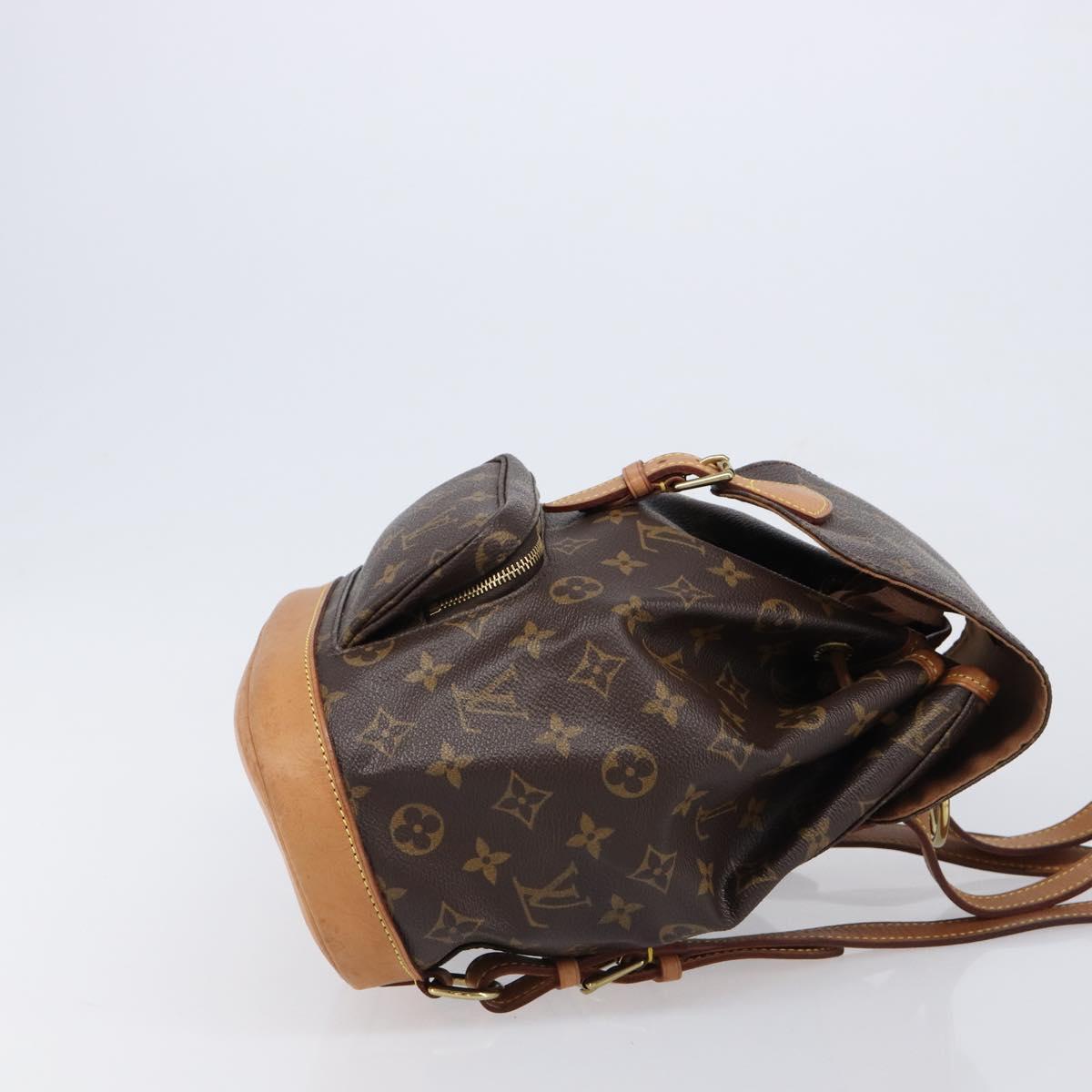 LOUIS VUITTON Monogram Montsouris MM Backpack M51136 LV Auth 210228A